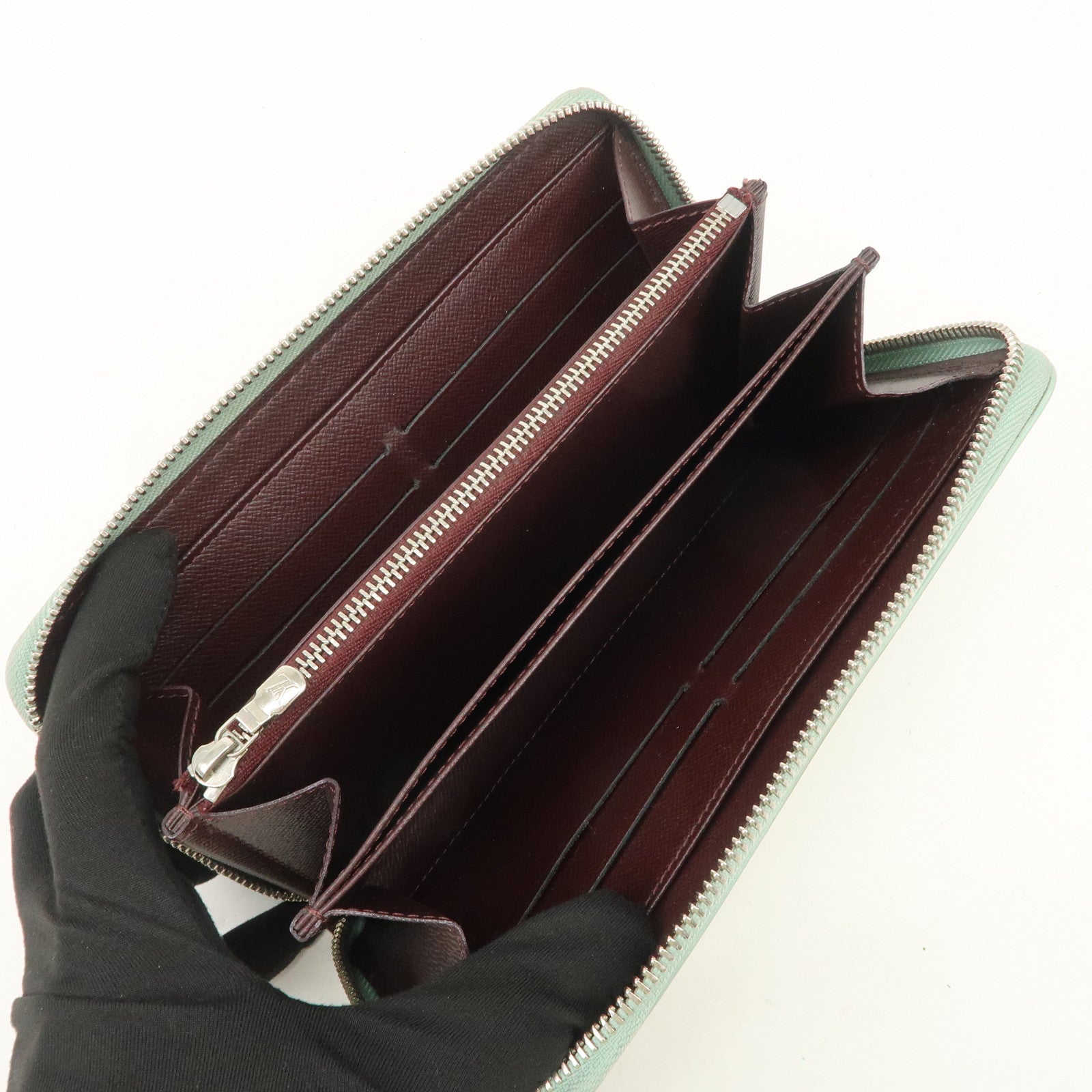 Louis Vuitton Epi Electric Leather Long Zippy Wallet Amande M60313 Used