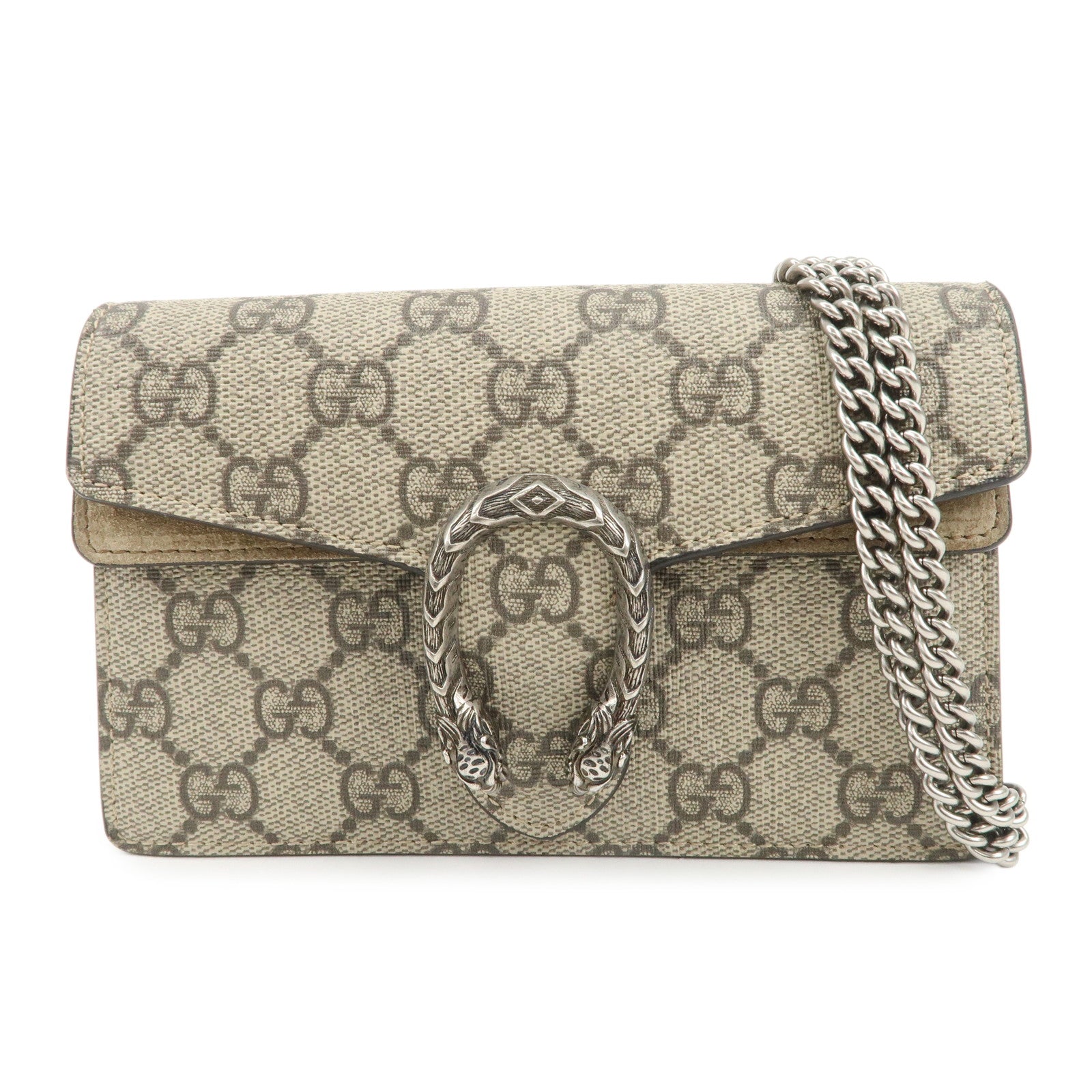 GUCCI Dionysus Super Mini Bag Leather Chain Shoulder Bag 476432