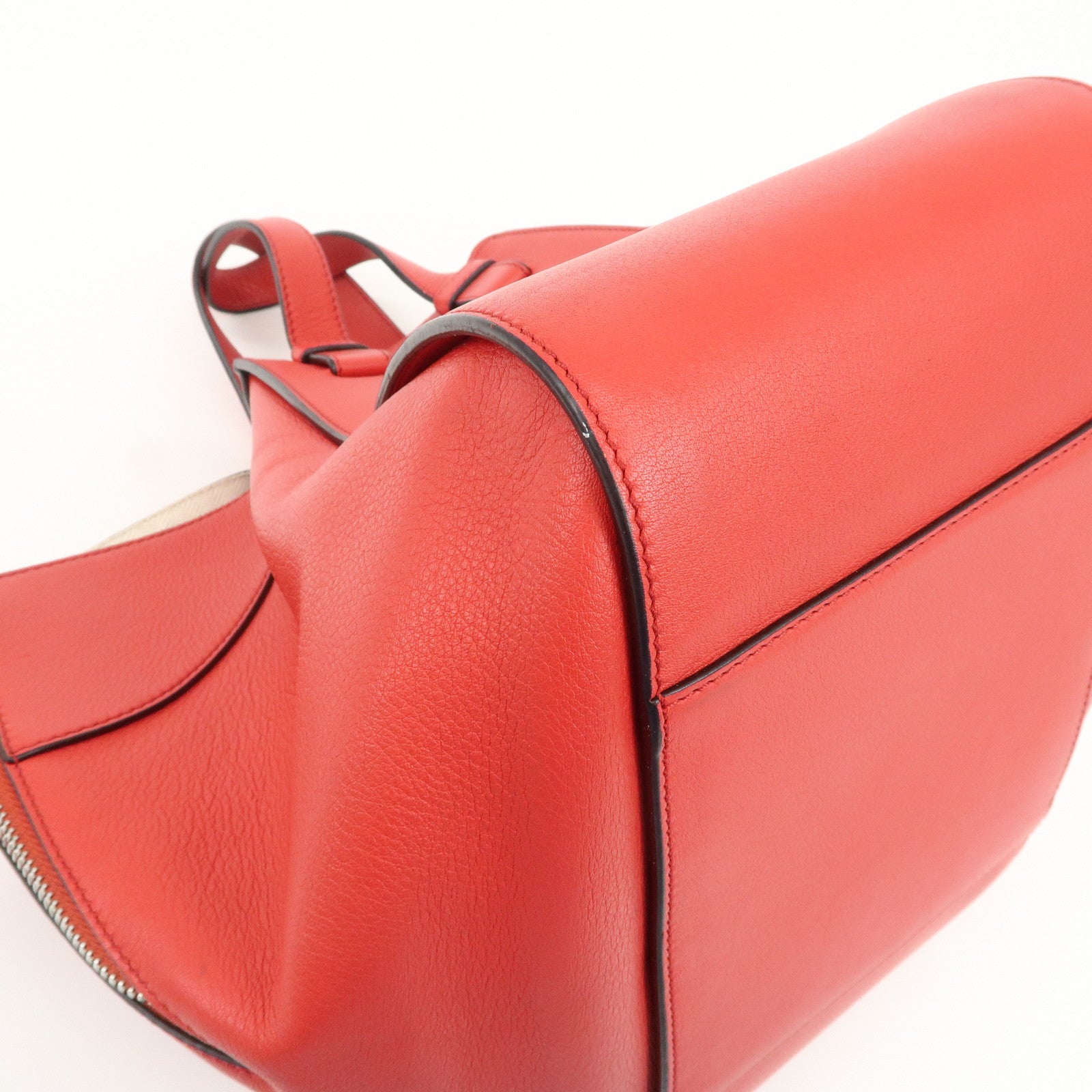 LOEWE Anagram Hammock Small Shoulder Bag Crossbody Bag Red 0011840