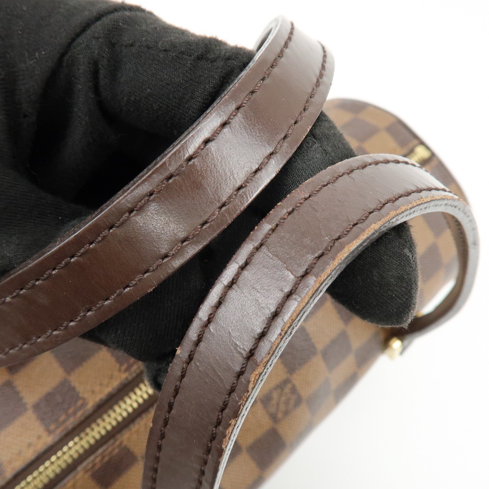 Louis Vuitton Damier Ebene Papillon 26 Hand Bag Brown N51304