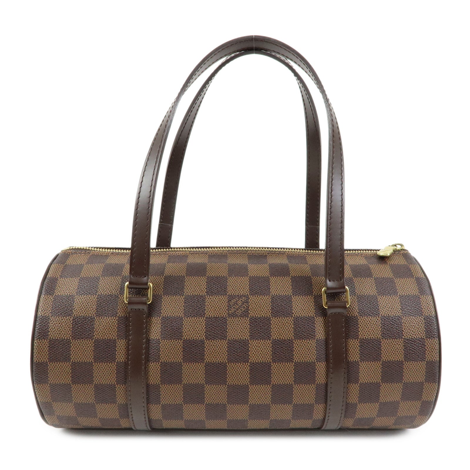 Louis Vuitton Damier Ebene Papillon 30 Hand Bag Brown N51303