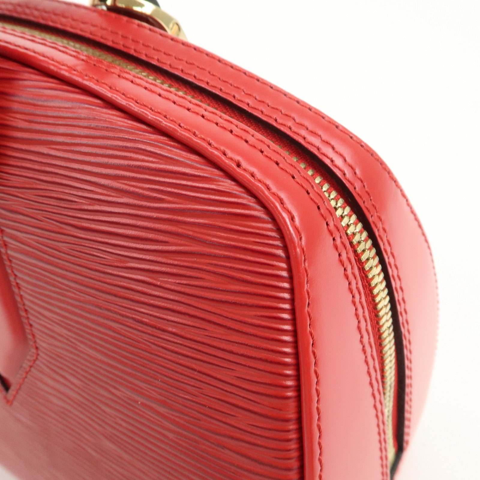 Louis Vuitton Epi Leather Jasmine Hand Bag Castilian Red M52087