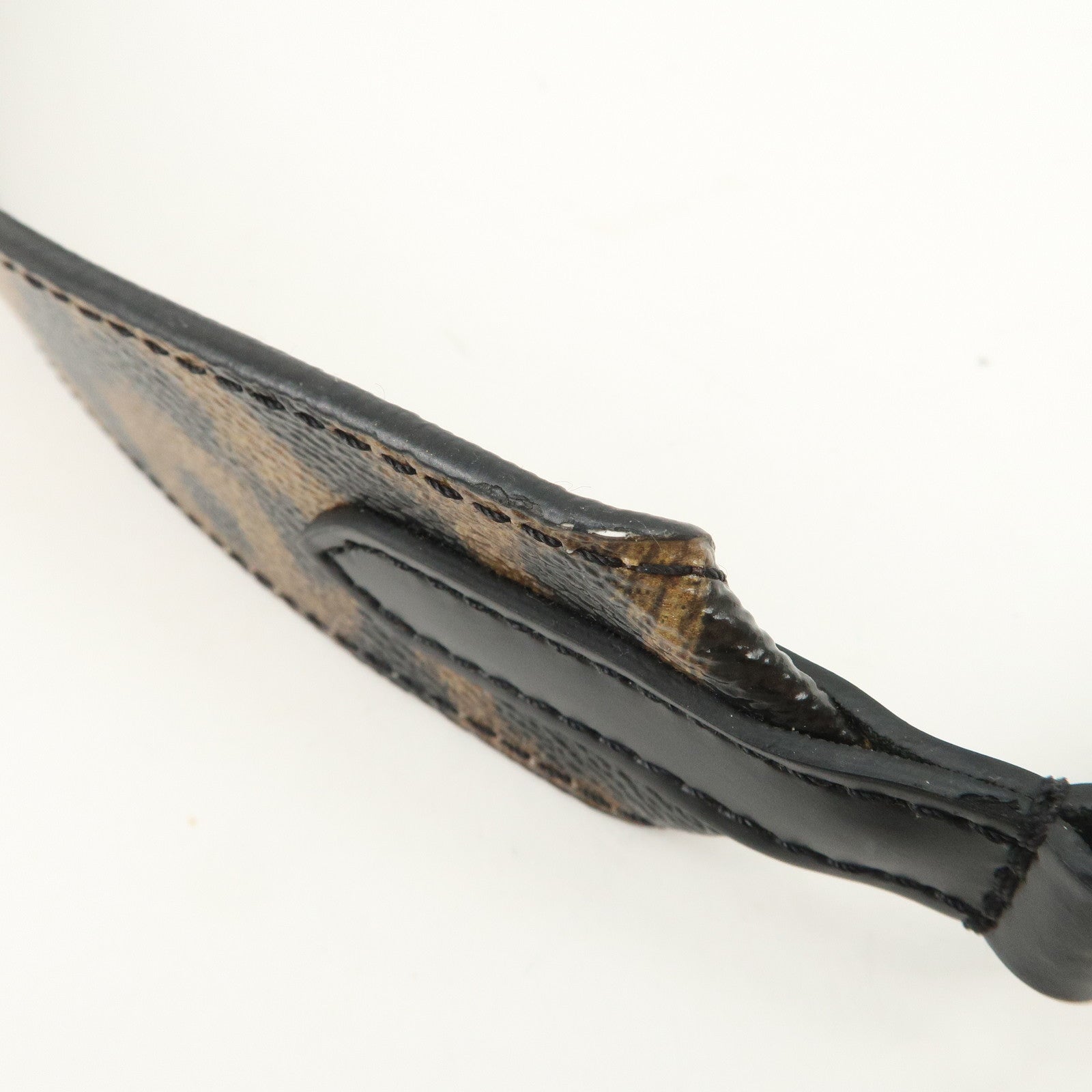 Louis Vuitton Monogram Canvas Shoulder Strap Leopard Brown J02290