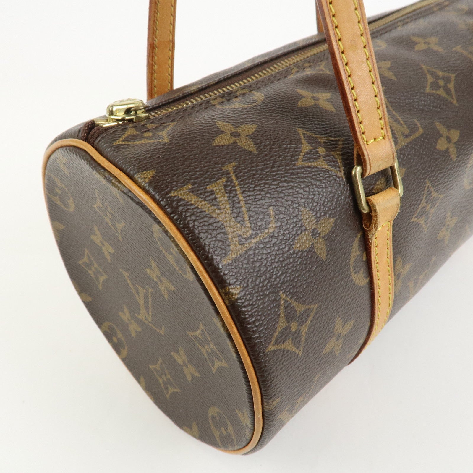 Louis Vuitton Monogram Papillon 26 Hand Bag Brown M51386