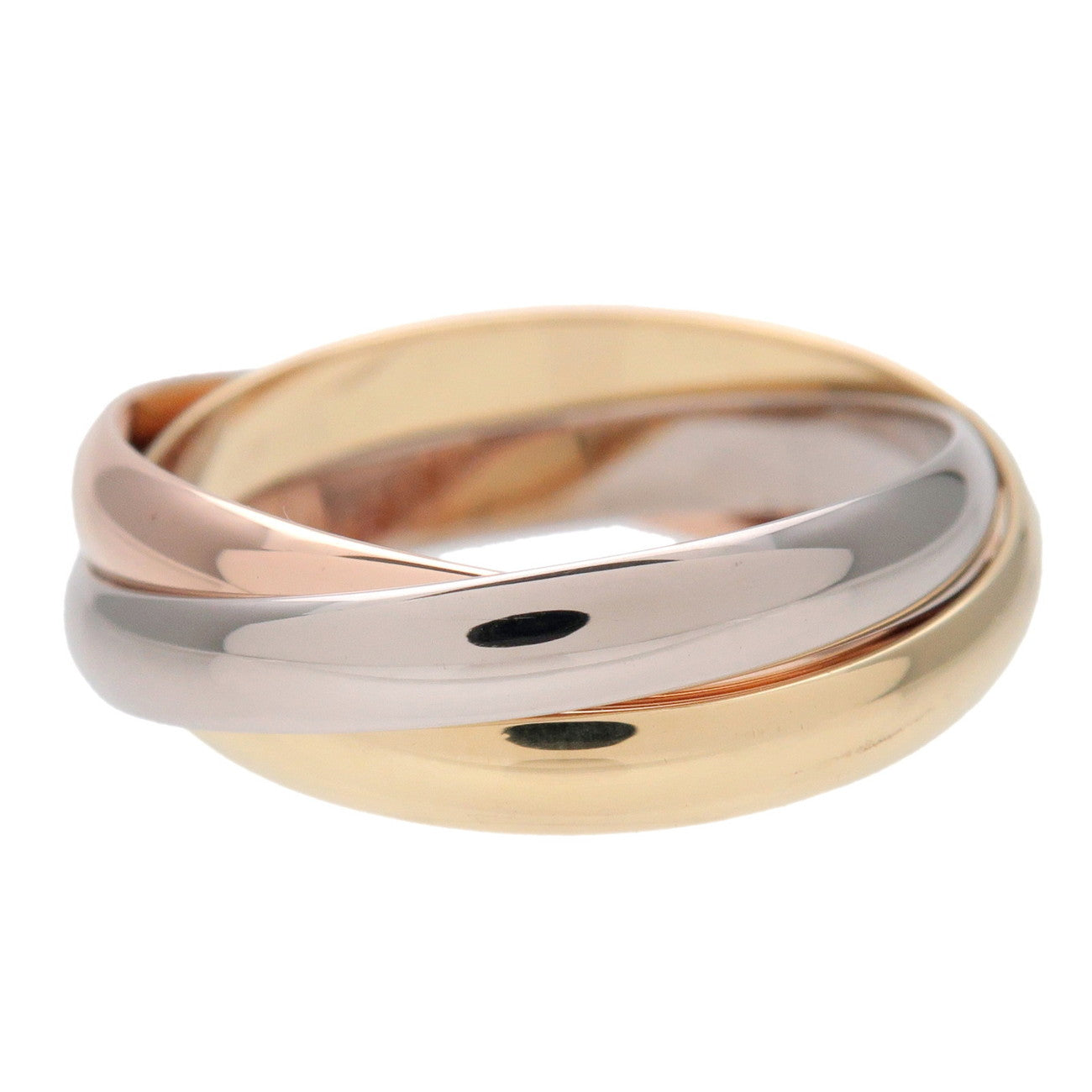 Cartier Trinity Ring SM K18 750YG/WG/PG #50 US5.5 EU50 HK12