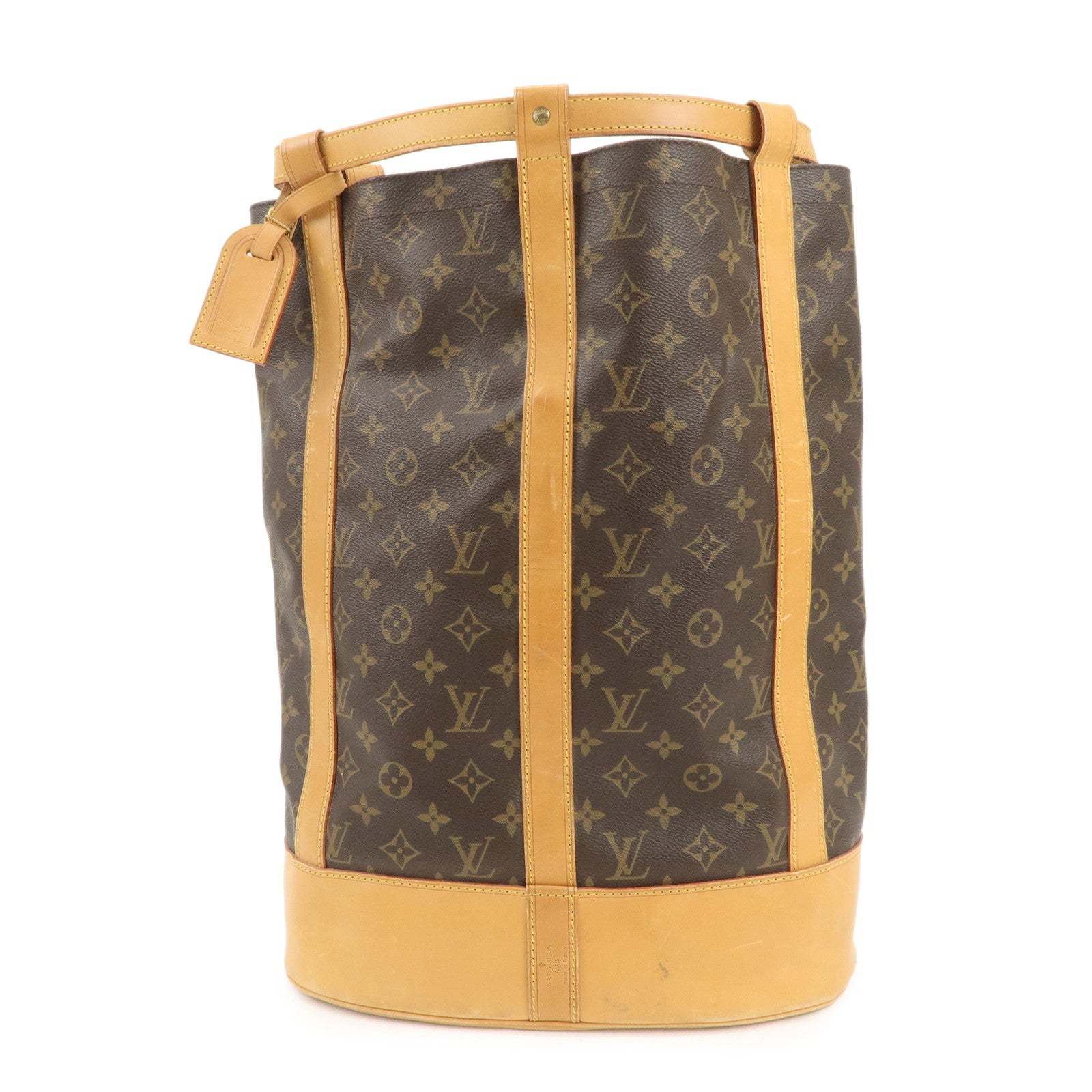 Louis Vuitton Monogram Randonnee GM Shoulder Bag Brown M42244
