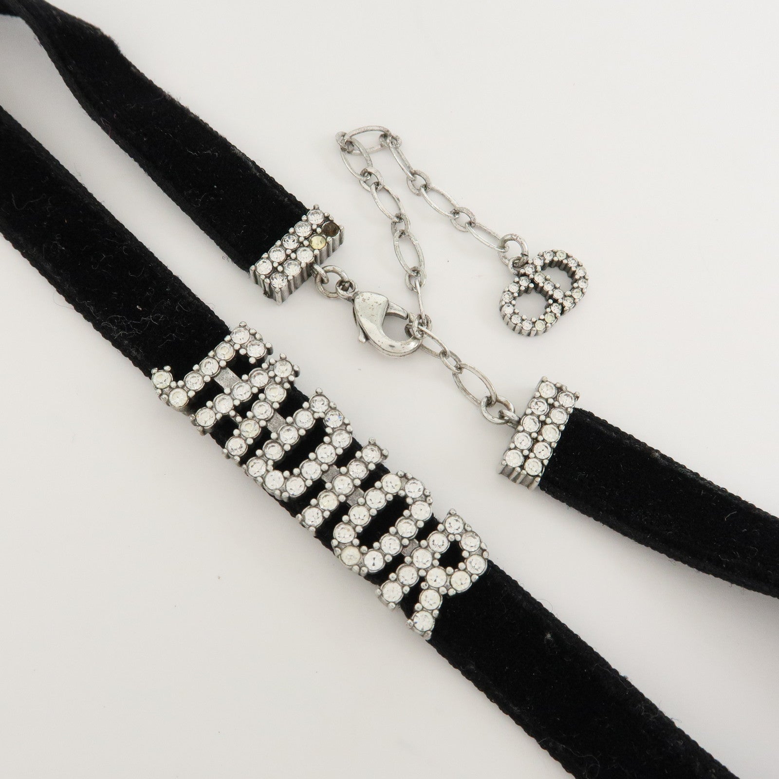 Christian Dior J'ADIOR Set of 3 Metal Rhinestone Necklace Choker