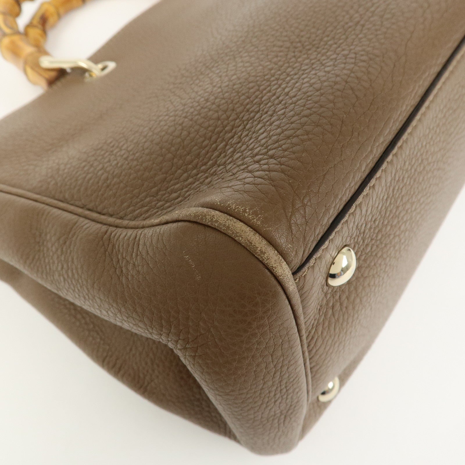 GUCCI Bamboo Shopper Medium 2Way Bag Shoulder Bag 323660