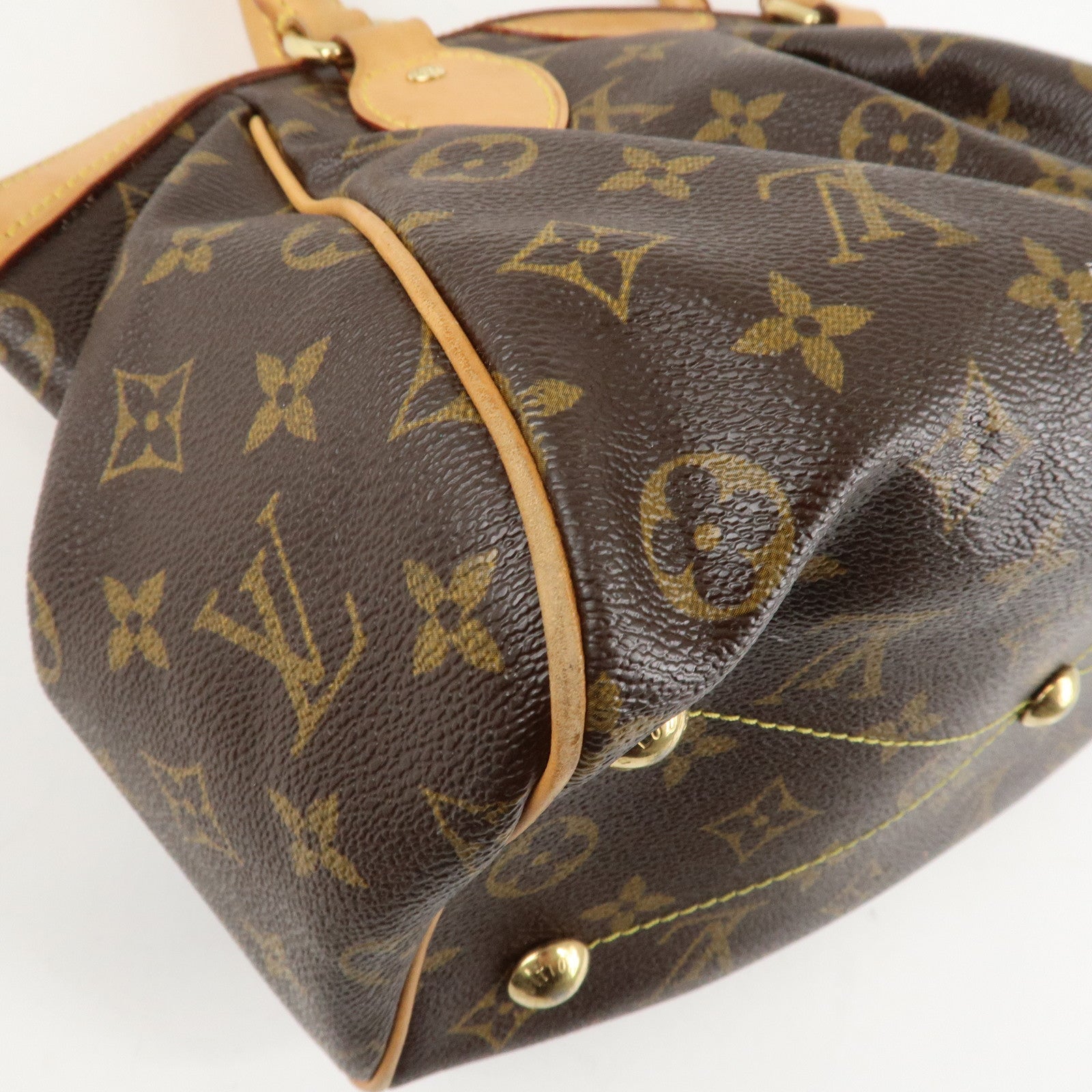 Louis Vuitton Monogram Canvas Tivoli PM Hand Bag Brown M40143 Used