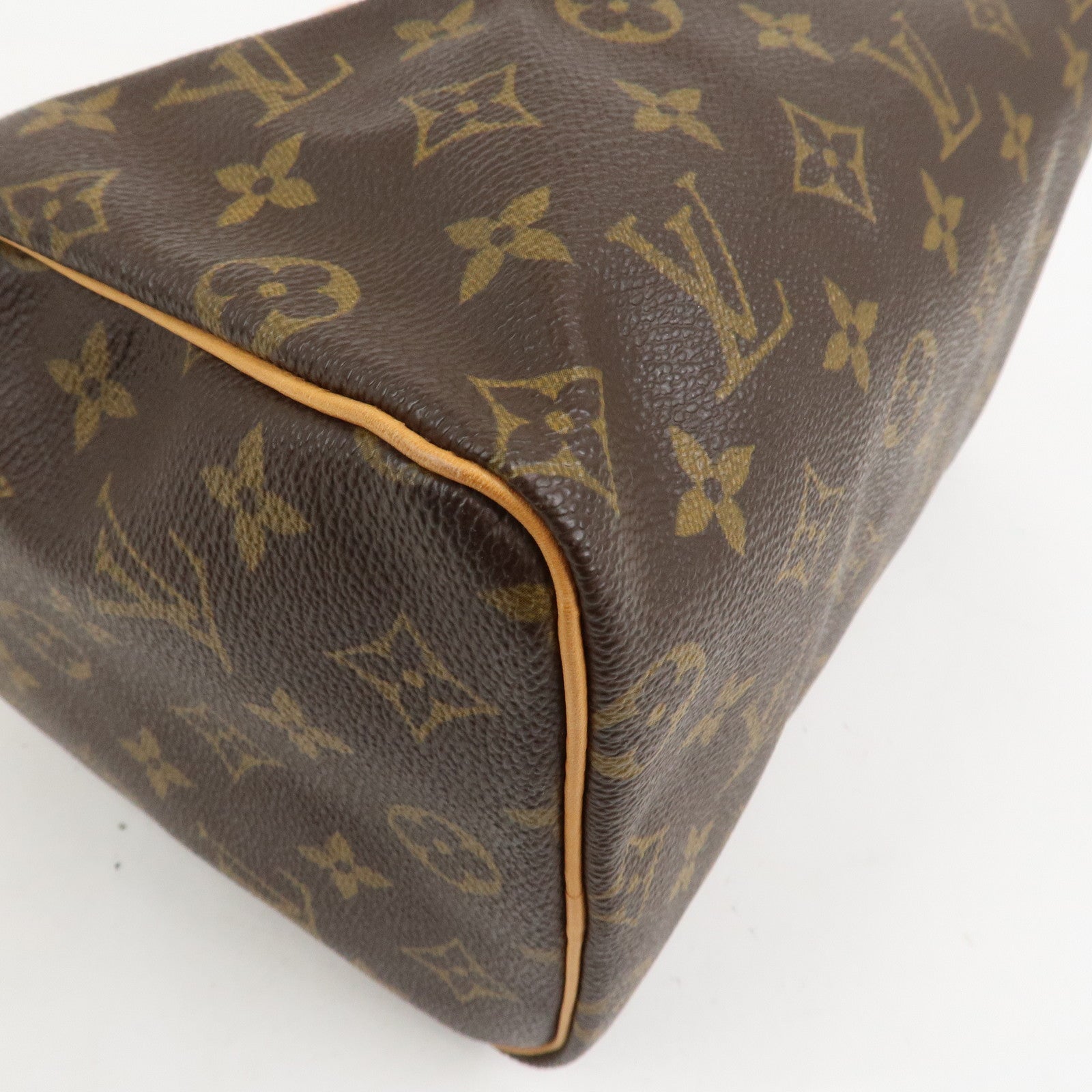 Louis Vuitton Monogram Speedy 25 Boston Bag Brown M41528