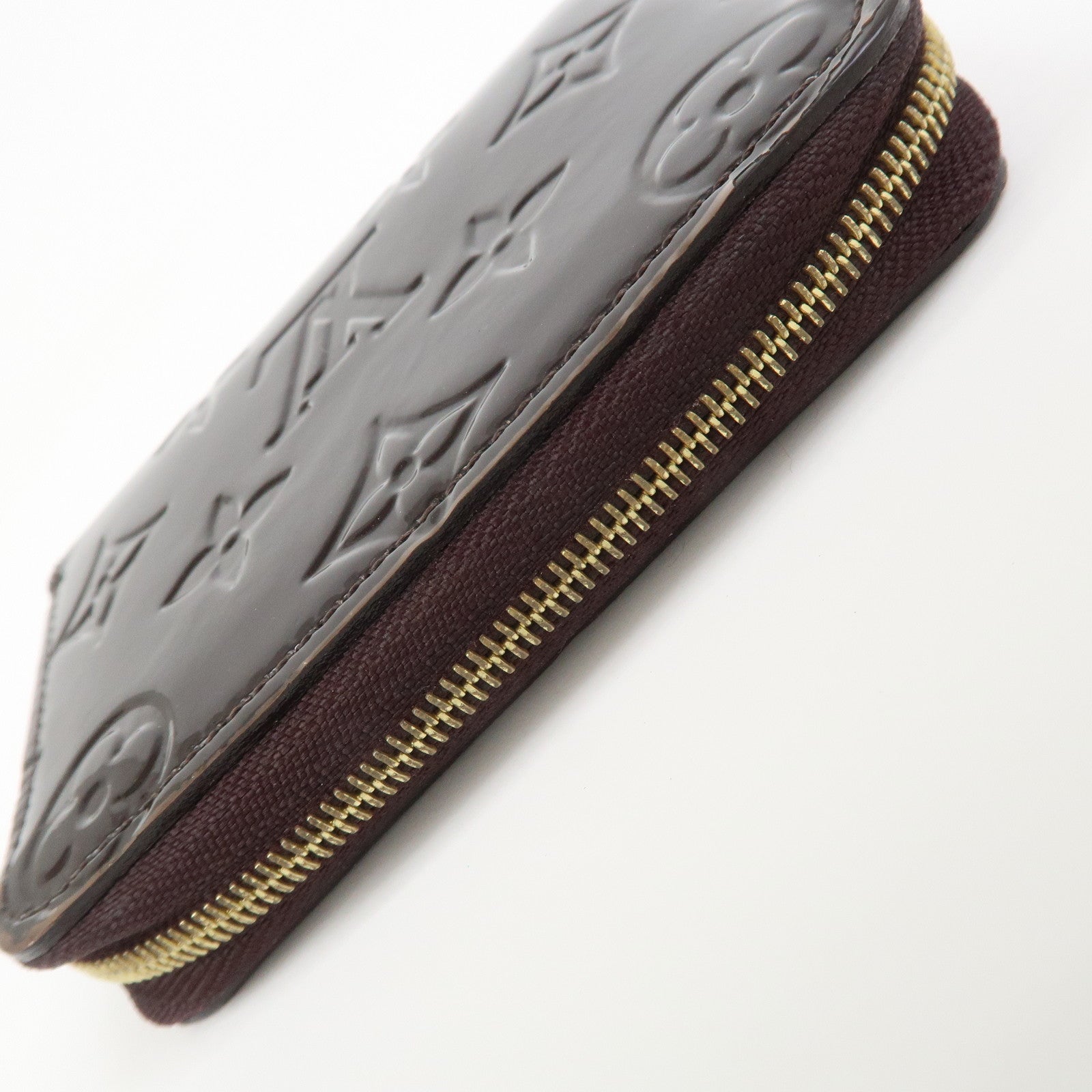 Louis Vuitton Monogram Vernis Zippy Coin Purse Amarante M93607