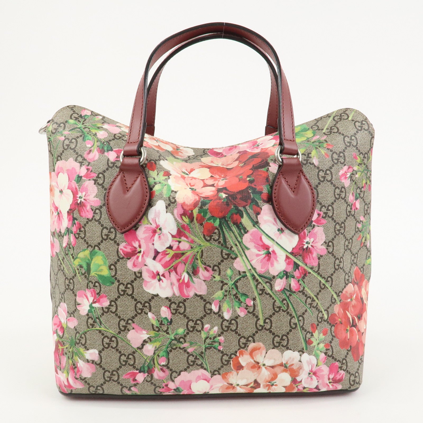 GUCCI GG Blooms GG Supreme 2Way Hand Shoulder Bag Floral 429147