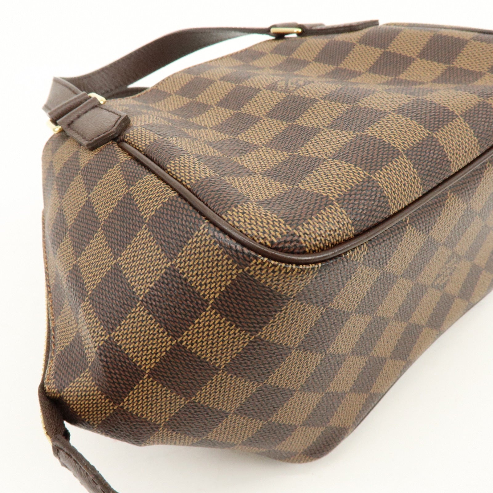 Louis Vuitton Damier Canvas Belem PM Hand Bag Brown N51173