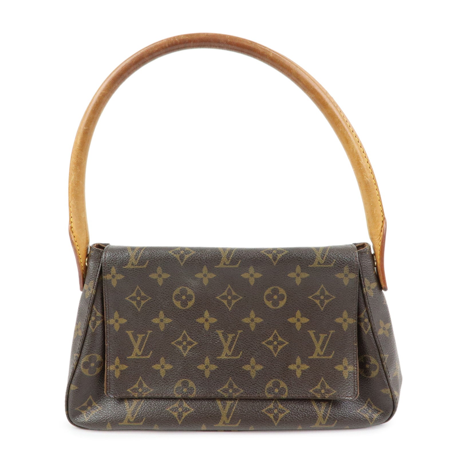Louis Vuitton Monogram Mini Looping Shoulder Bag Brown M51147
