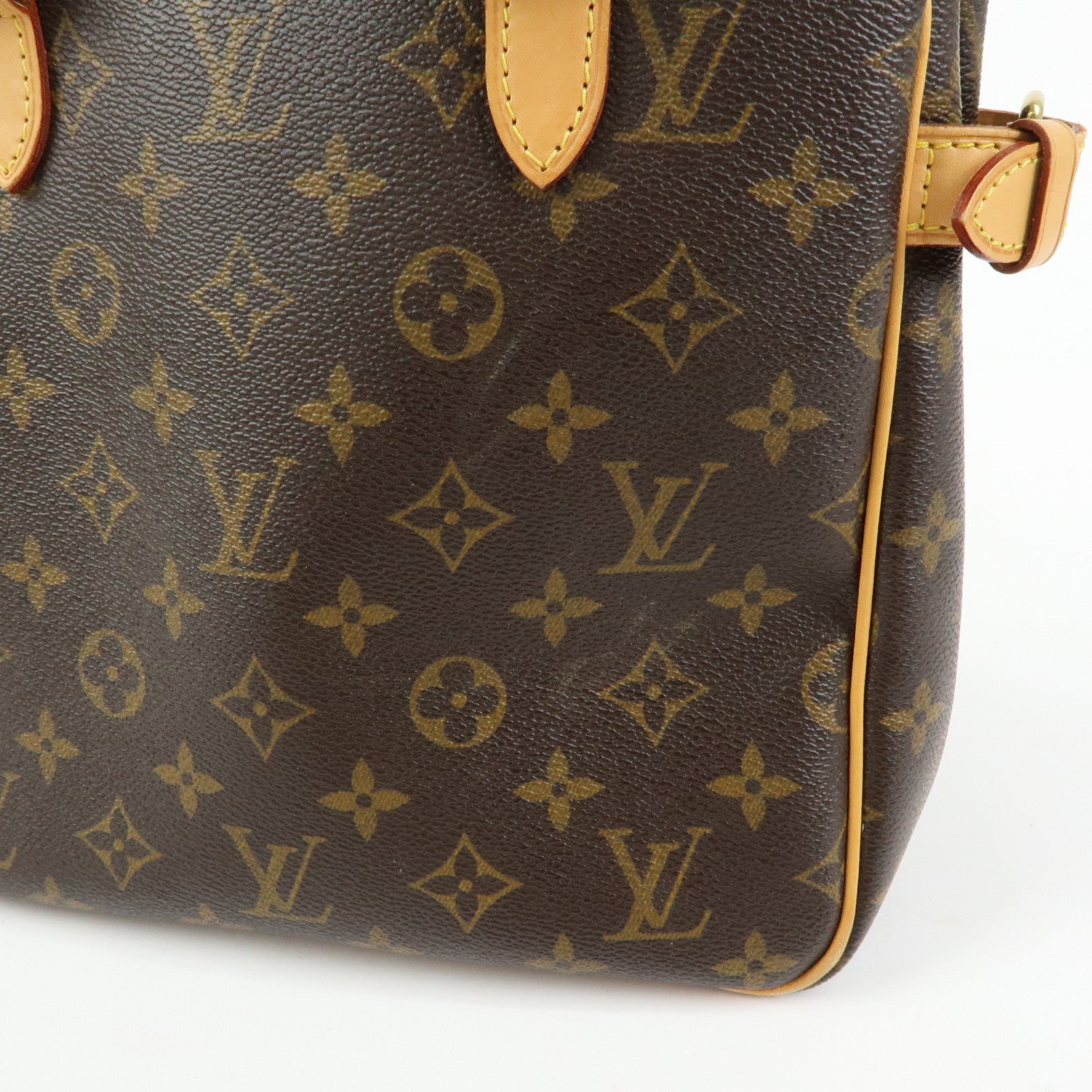 Louis Vuitton Monogram Batignolles Canvas Tote Bag Hand Bag M51156