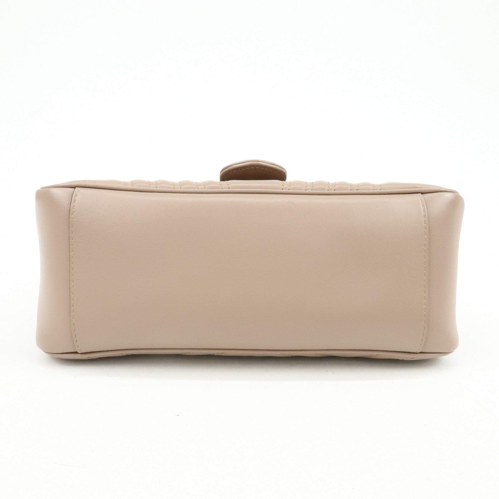GUCCI GG Marmont 2Way Bag Hand Bag Shoulder Bag Beige 498110