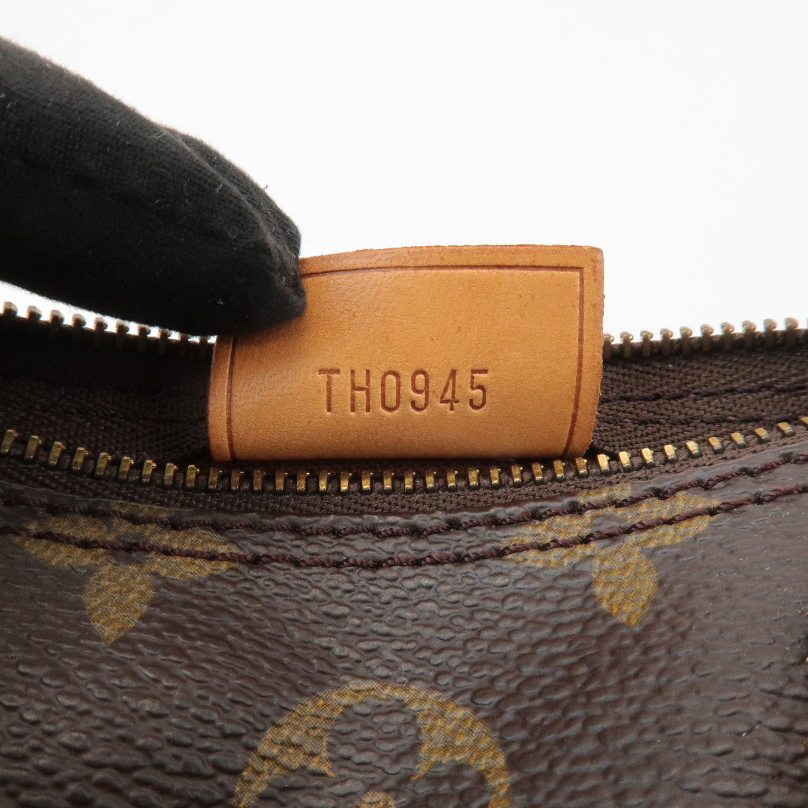 Louis Vuitton Monogram Mini Speedy Hand Bag Brown M41534