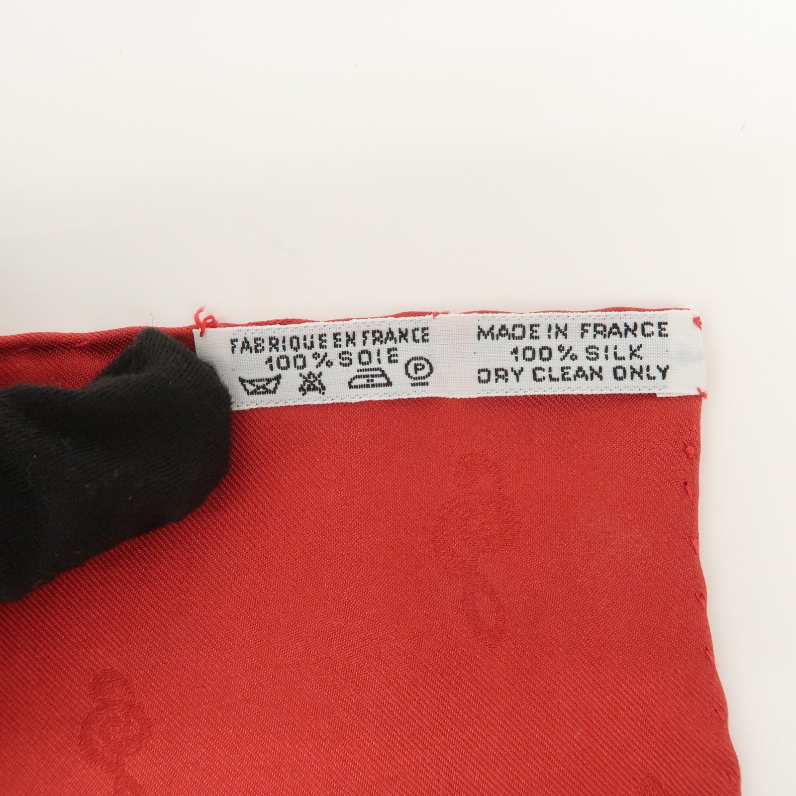 HERMES Carre 90 Silk 100% ORGAUPHONE ETAUTRES MECANIQUES Scarf Red