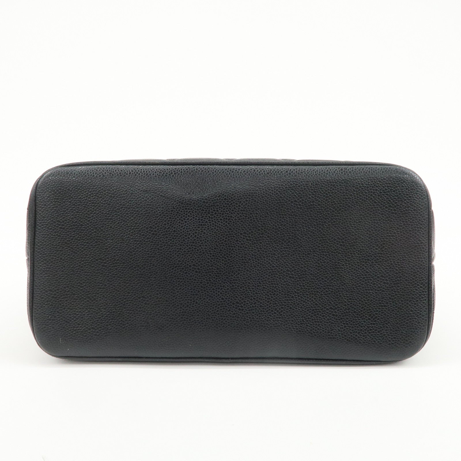 CHANEL Matelasse Caviarskin Medallion Tote Bag Hand Bag A01804