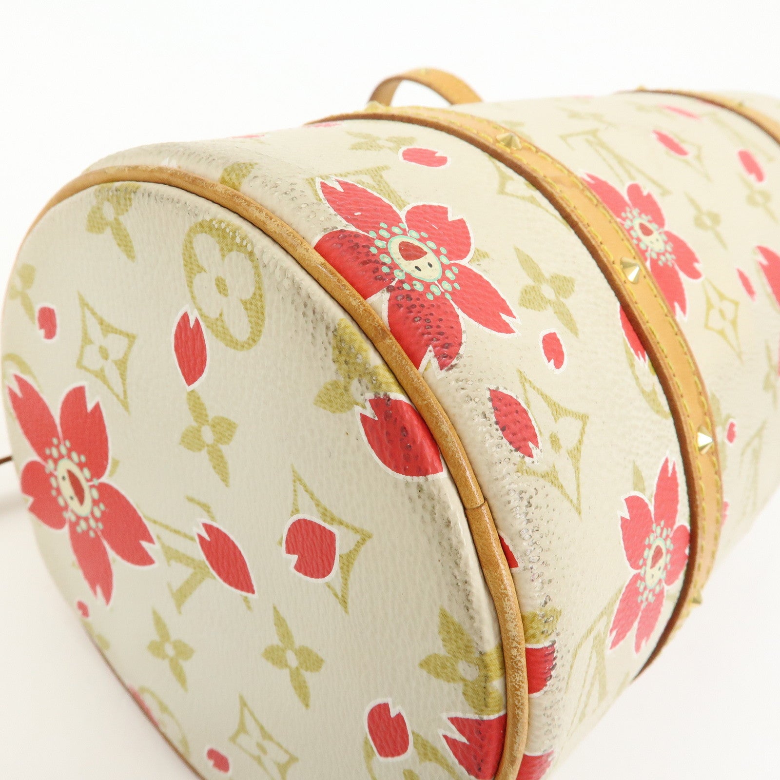 Louis Vuitton Monogram Cherry Blossom Papillon 26 Hand Bag M92011