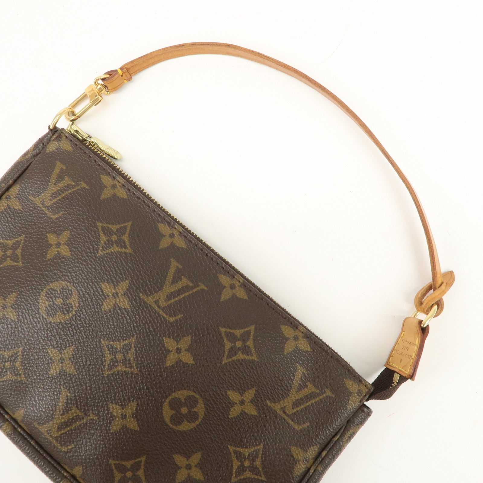Louis Vuitton Monogram Pochette Accessoires Pouch Hand Bag M51980