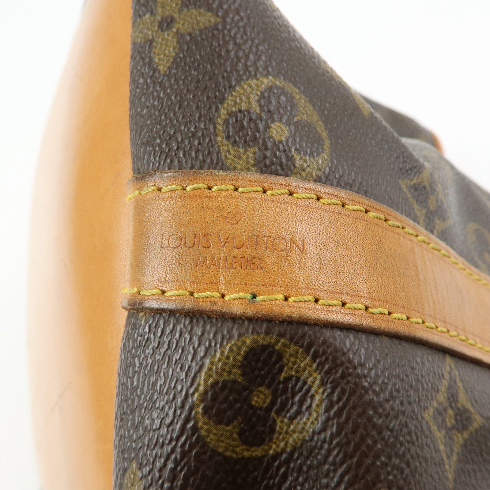 Louis Vuitton Monogram Petit Noe Shoulder Bag Brown M42226