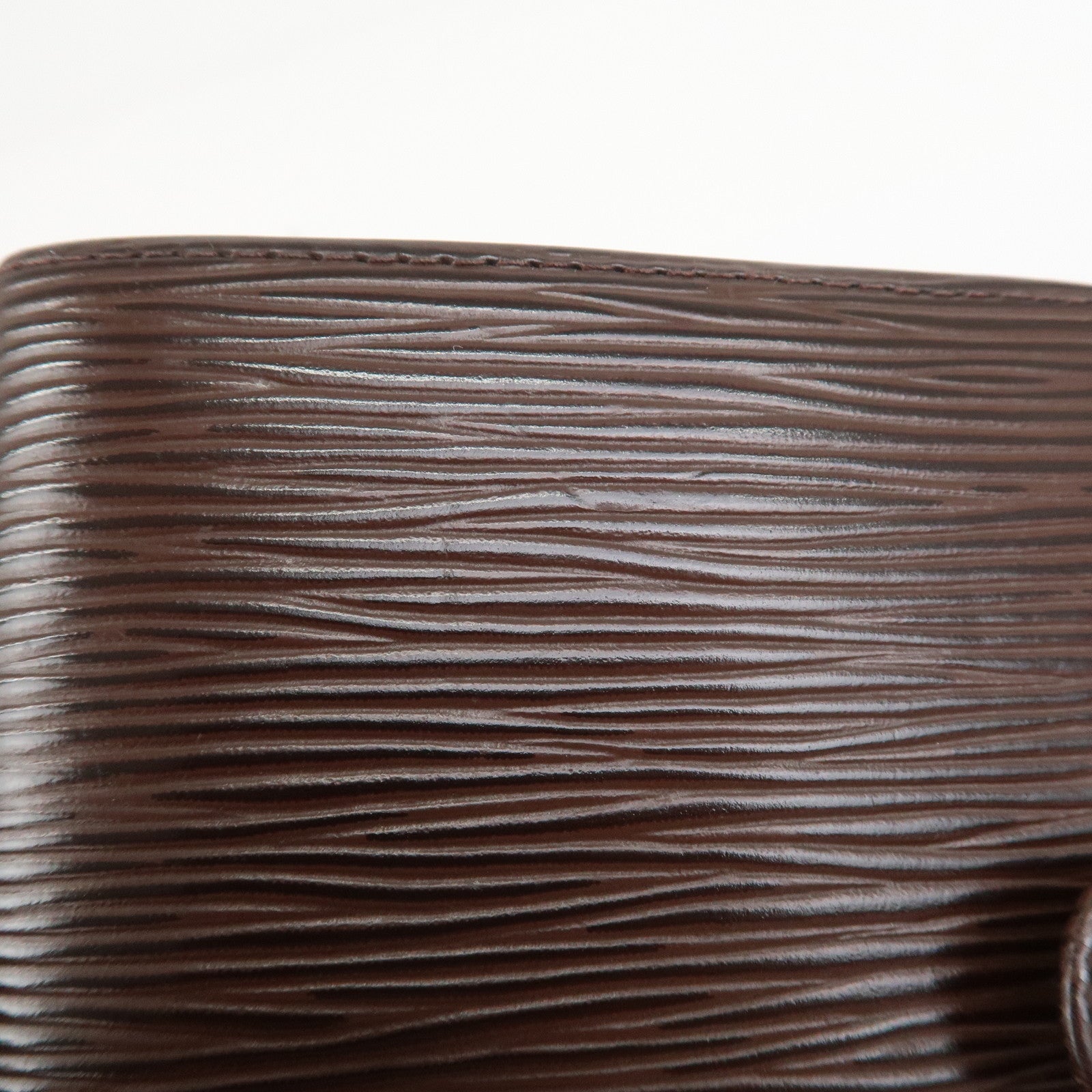 Louis Vuitton Epi Porte Billets Compact Wallet Mocha M6355D
