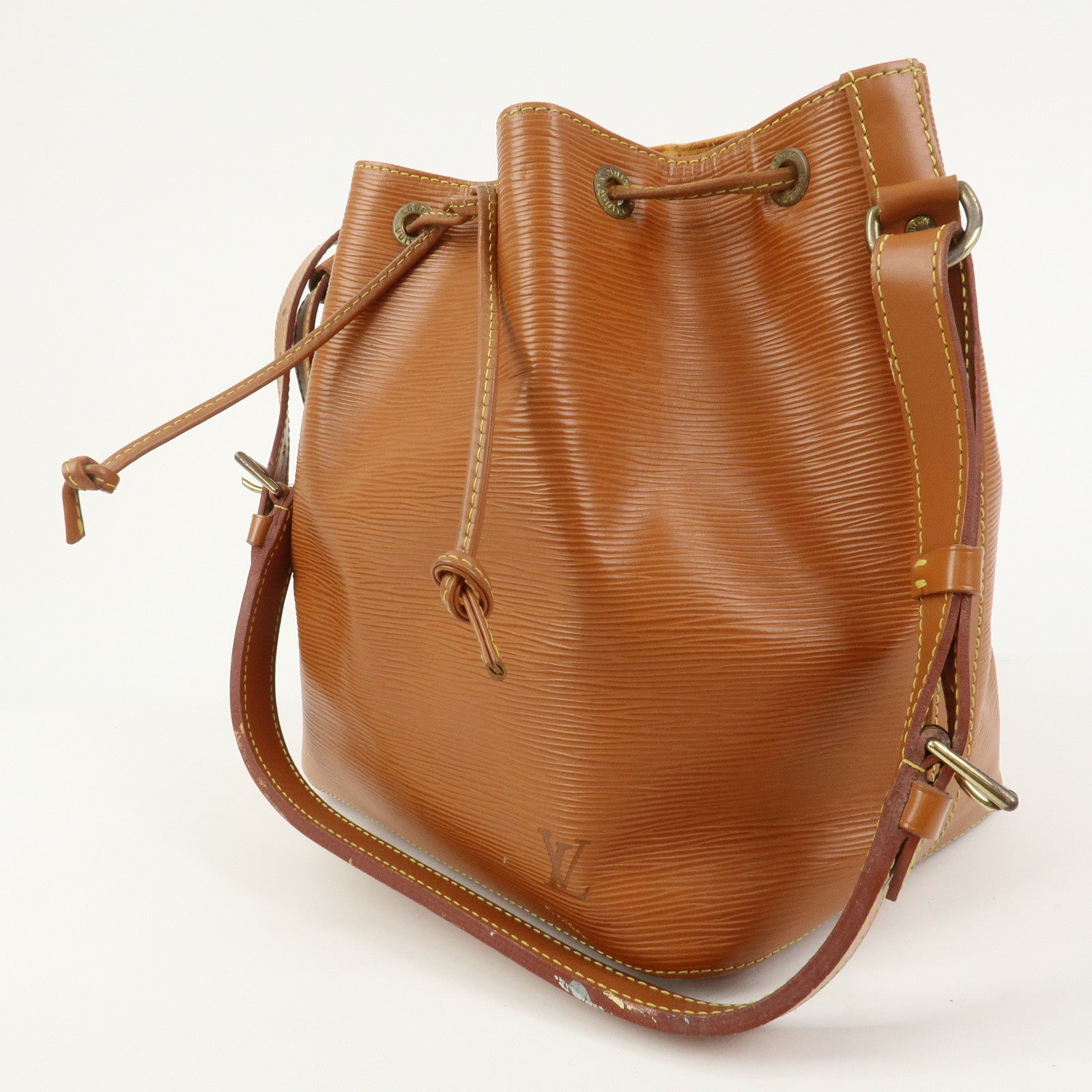 Louis Vuitton Epi Leather Petit Noe Shoulder Bag Zipang Gold M44108