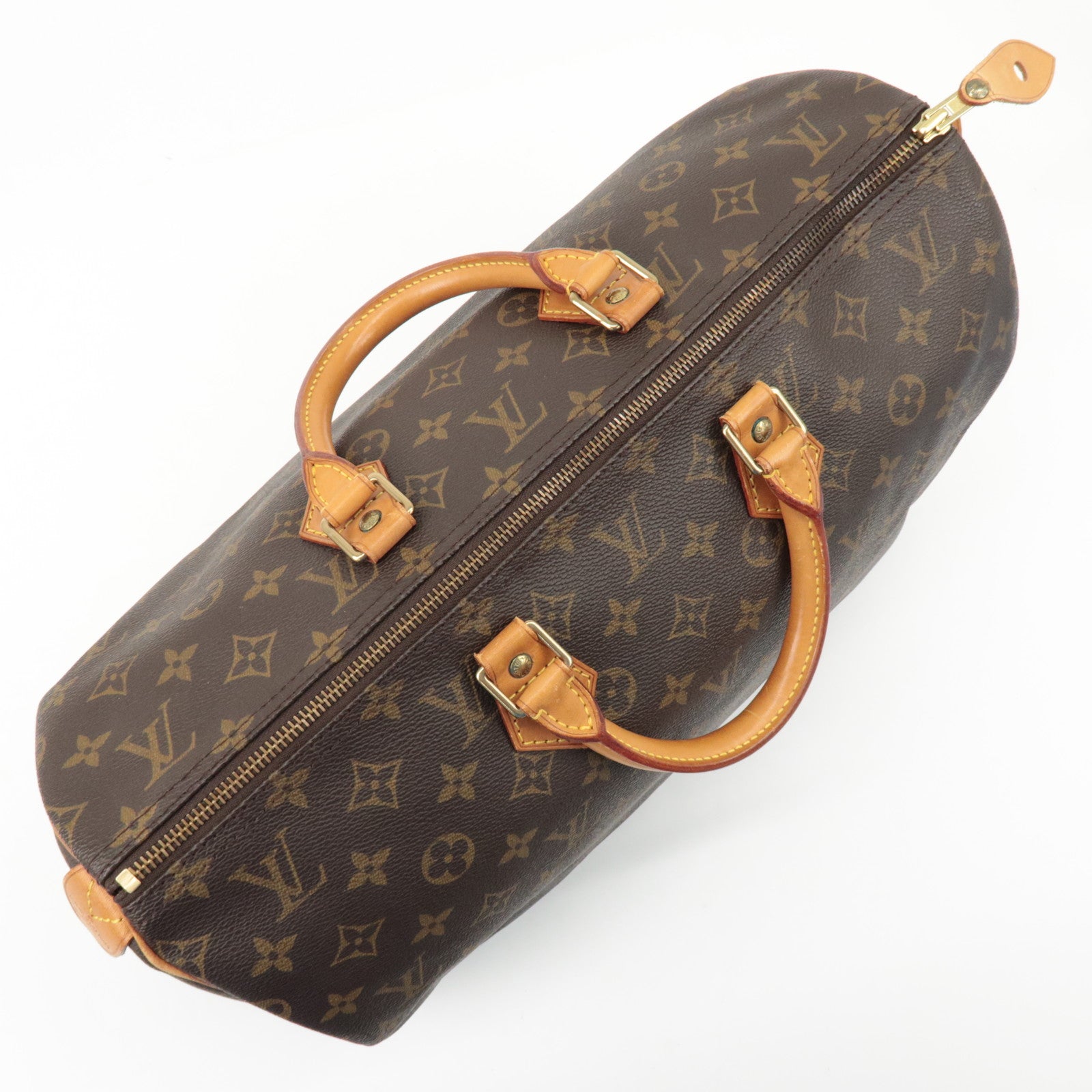 Louis Vuitton Monogram Speedy 40 Hand Bag Boston Bag M41522 Used