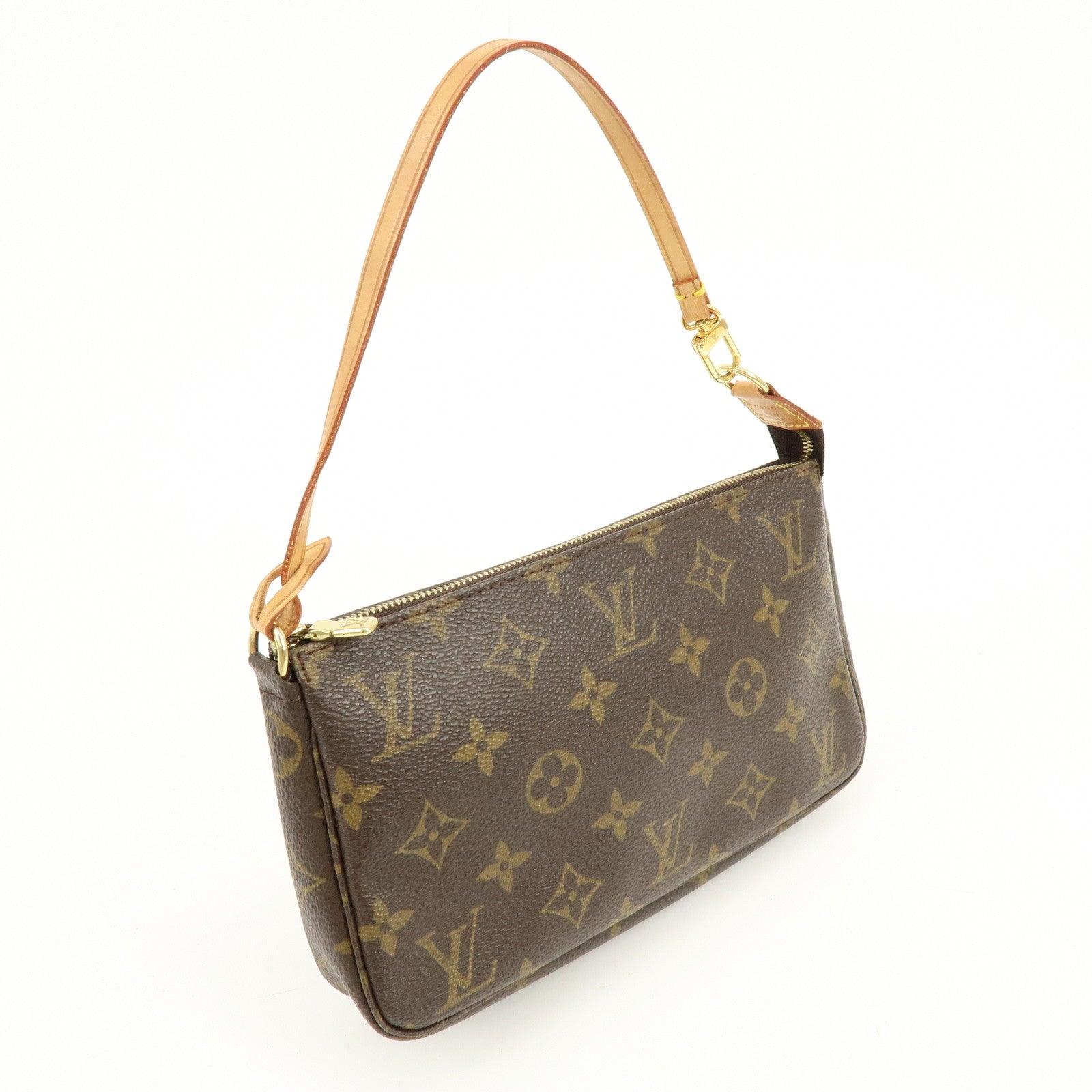 Louis Vuitton Monogram Pochette Accessoires Pouch Hand Bag M51980