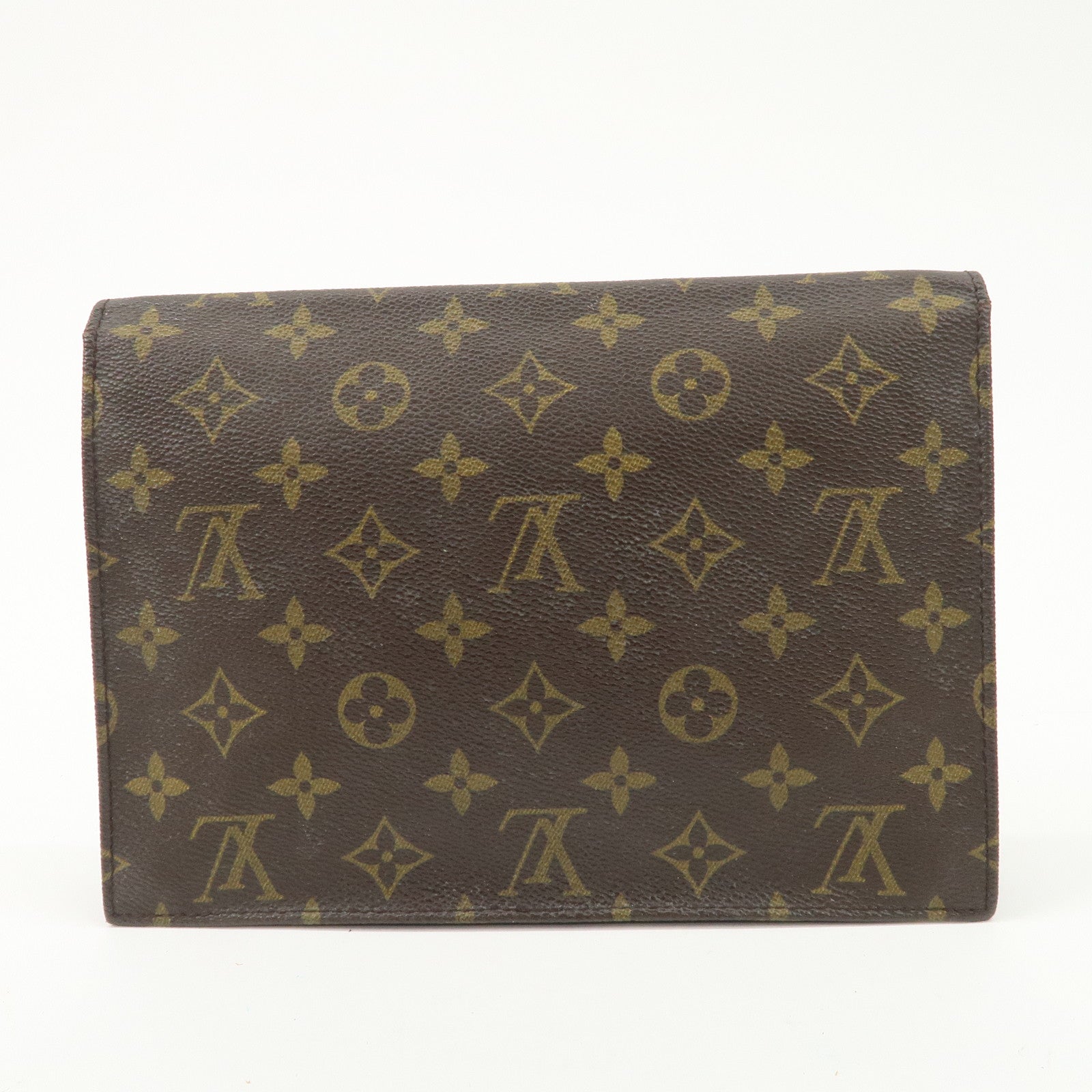 Louis Vuitton Monogram Pochette Lava 23 Clutch Bag M51940 Used