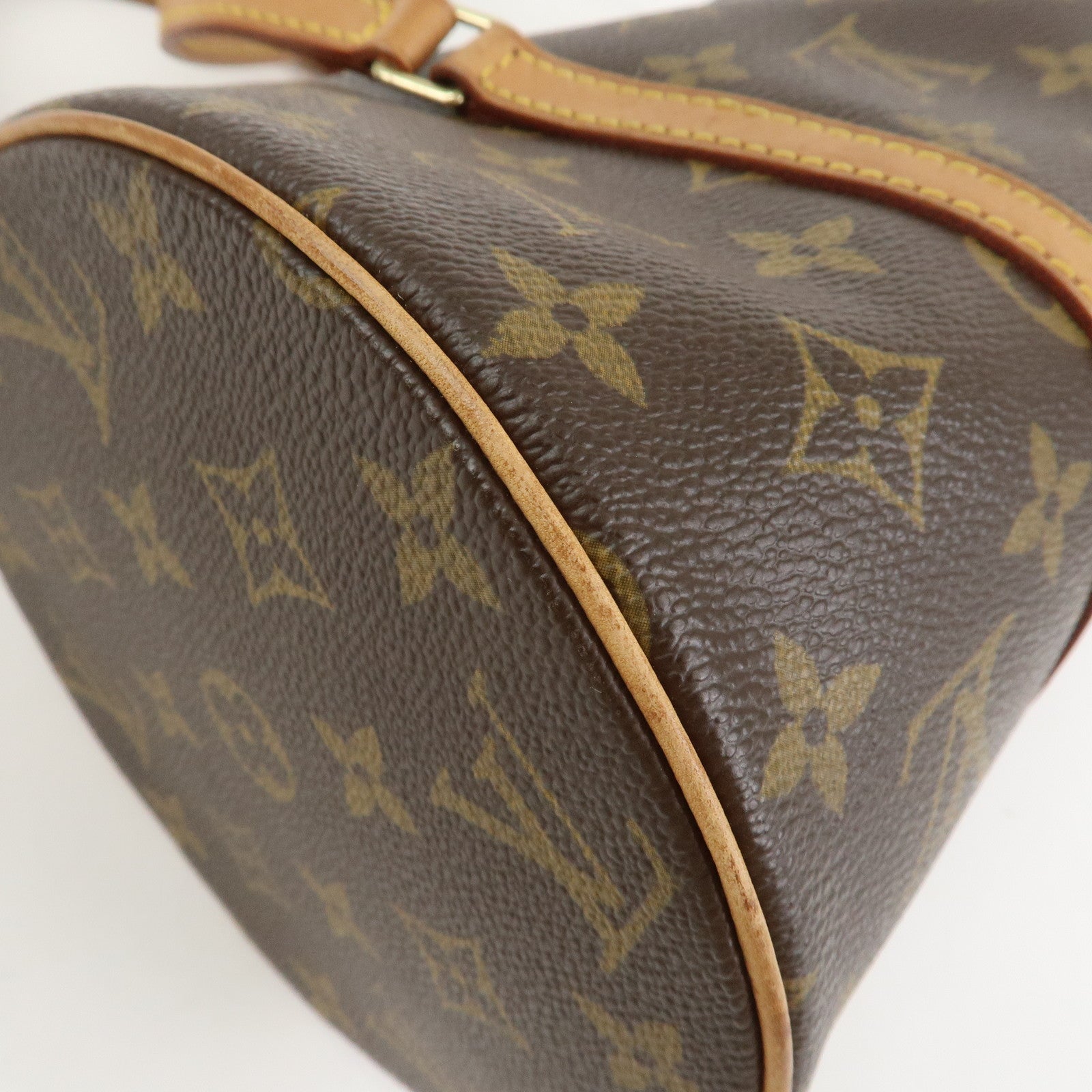 Louis Vuitton Monogram Papillon 30 Hand Bag Brown M51385