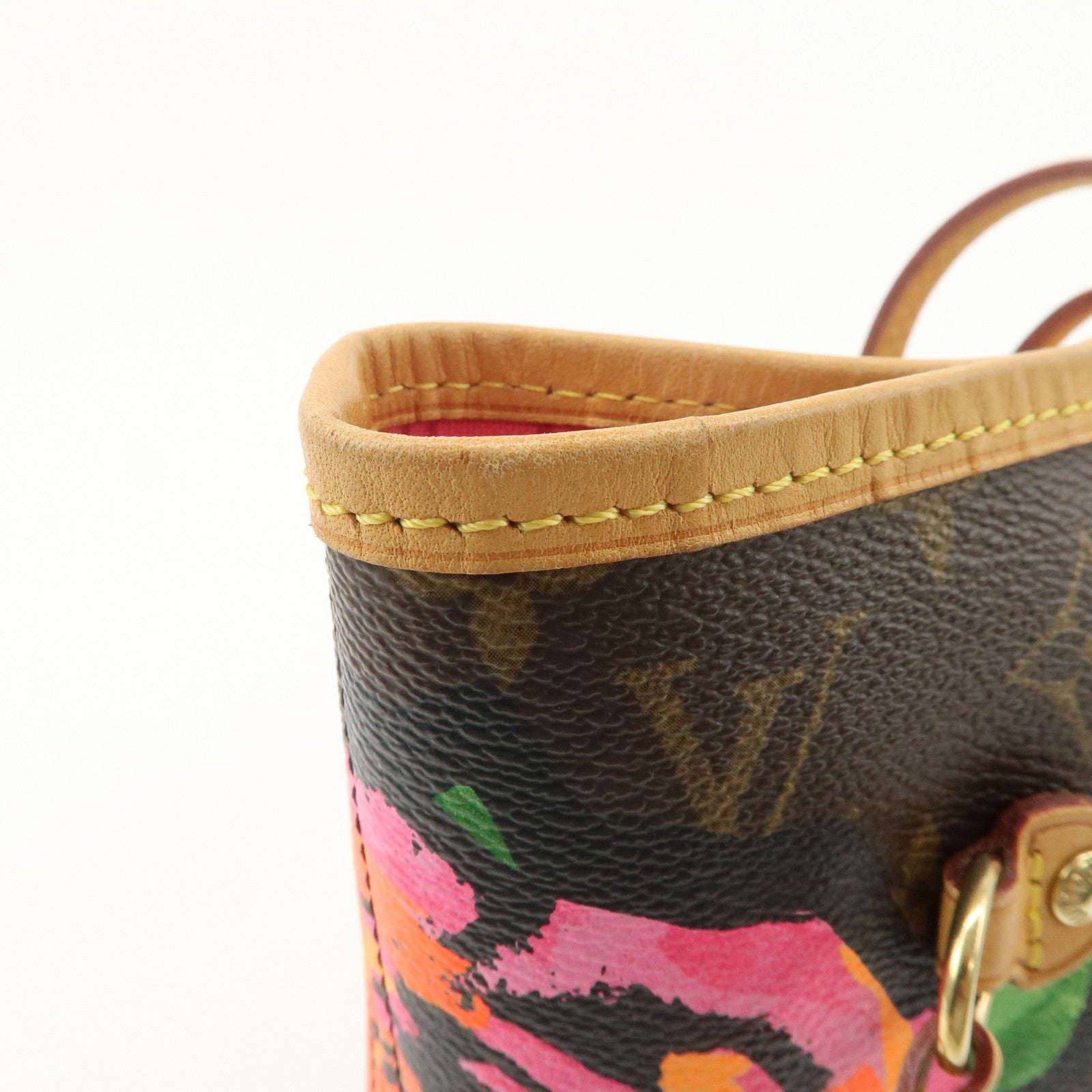 Louis Vuitton Monogram Rose Neverfull MM Tote Shoulder Bag M48613