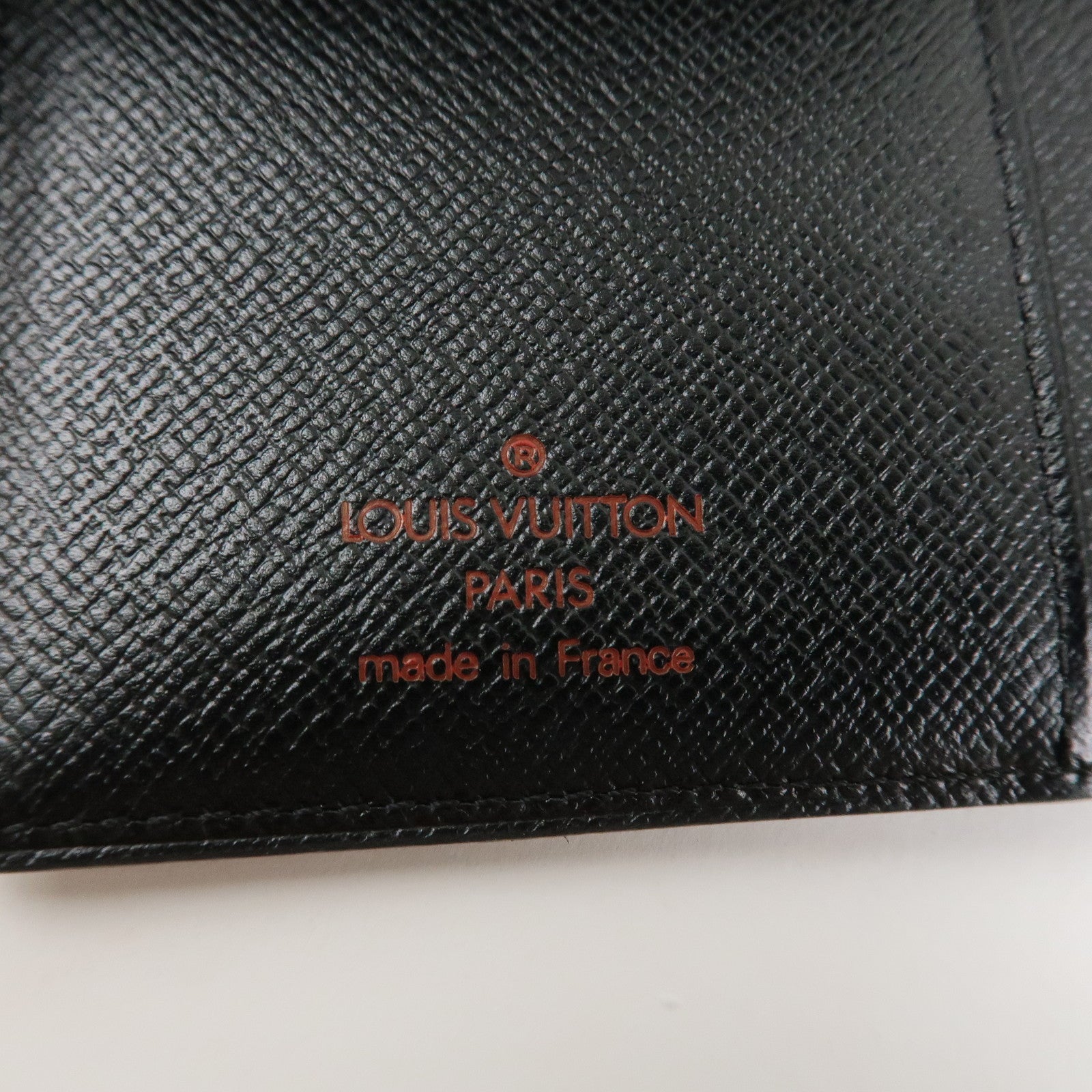 Louis Vuitton EpiZ Agenda PM Planner Cover Black Noir R20092 Used