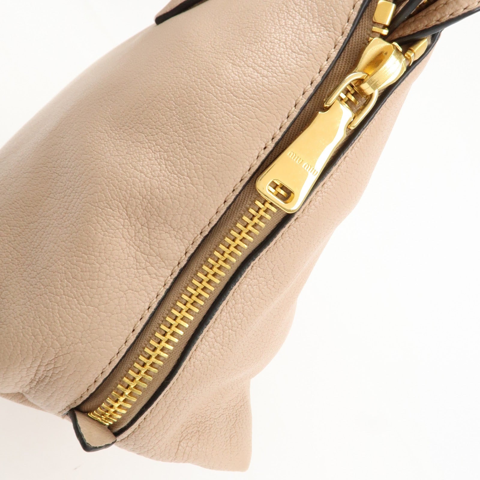 MIU MIU MADRAS 2WAY Bag Hand Bag Shoulder Bag Pink RN1016