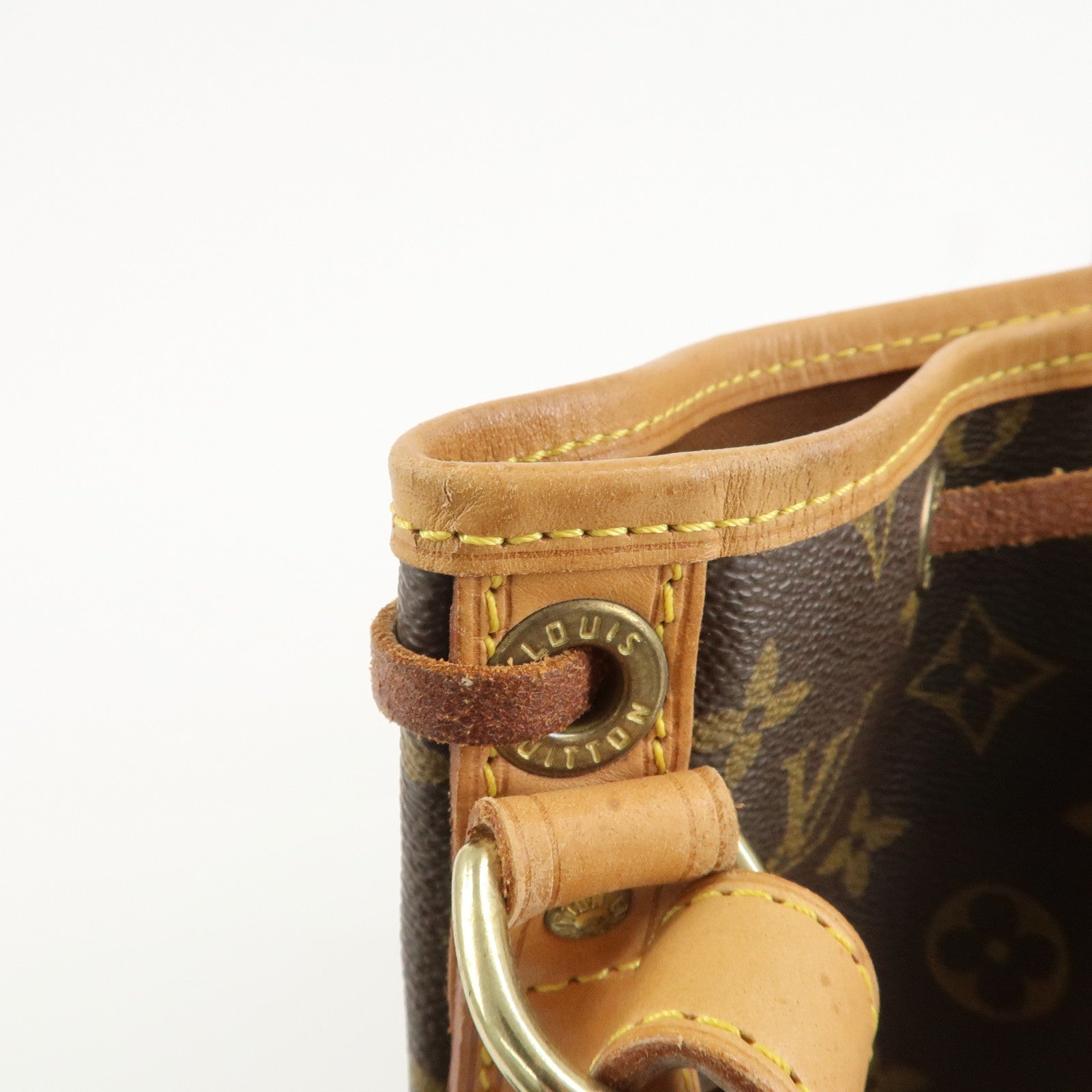 Louis Vuitton Monogram Noe Shoulder Bag Hand Bag Brown M42224 Used