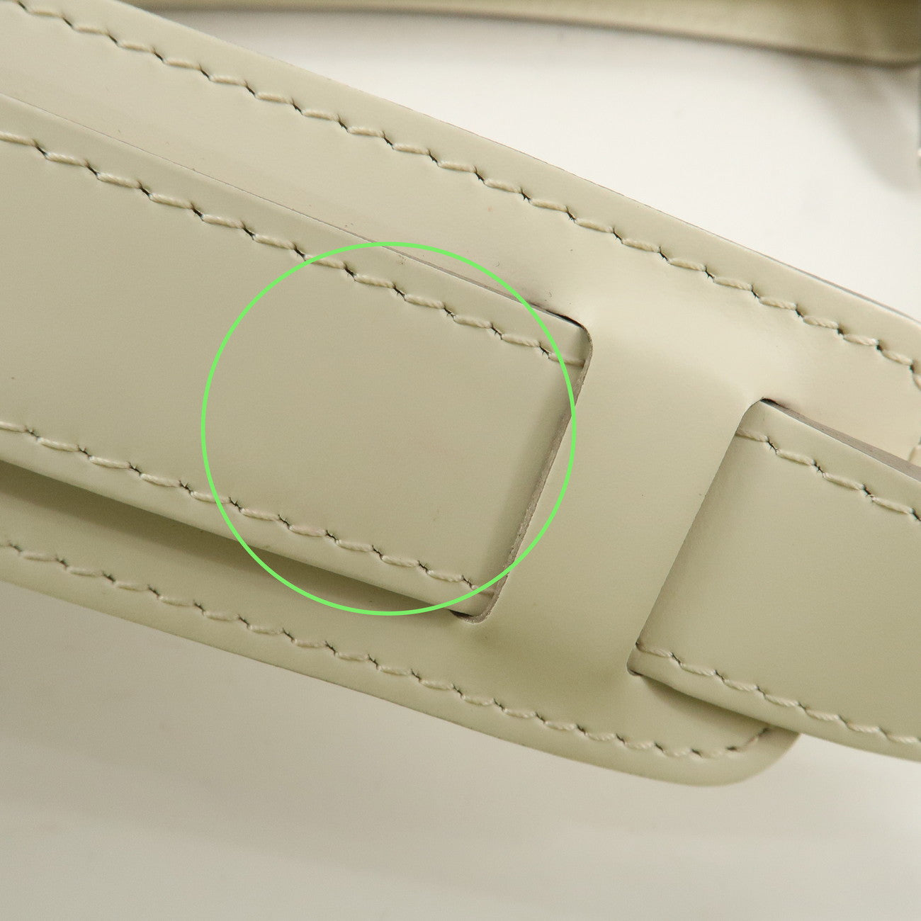 Louis Vuitton Epi Leather Turenne GM Hand Bag Ivoire M5927J Used