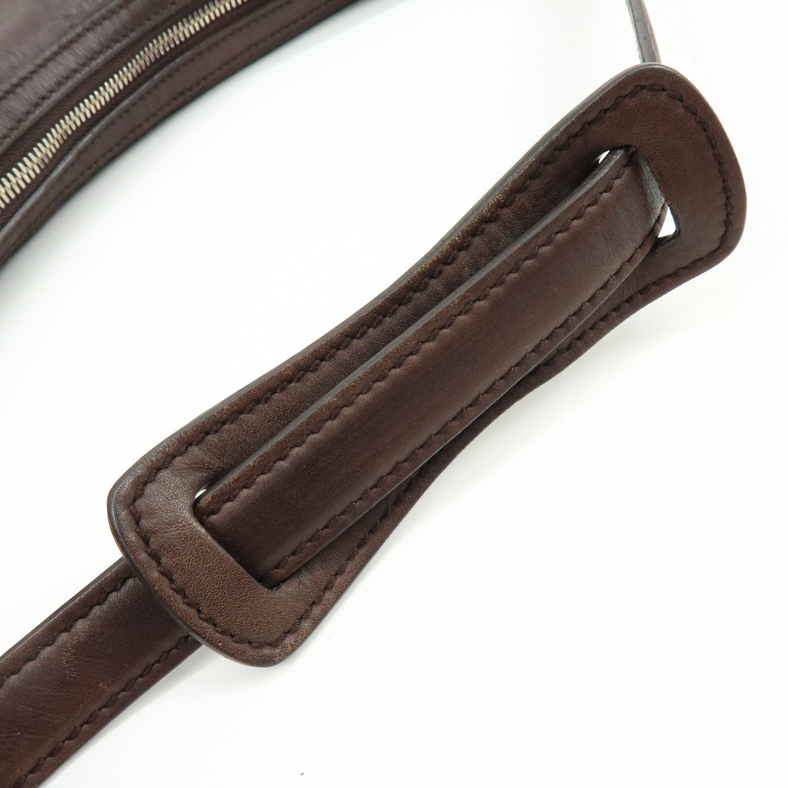GUCCI Princy Guccissima Leather Shoulder Bag Dark Brown 162882