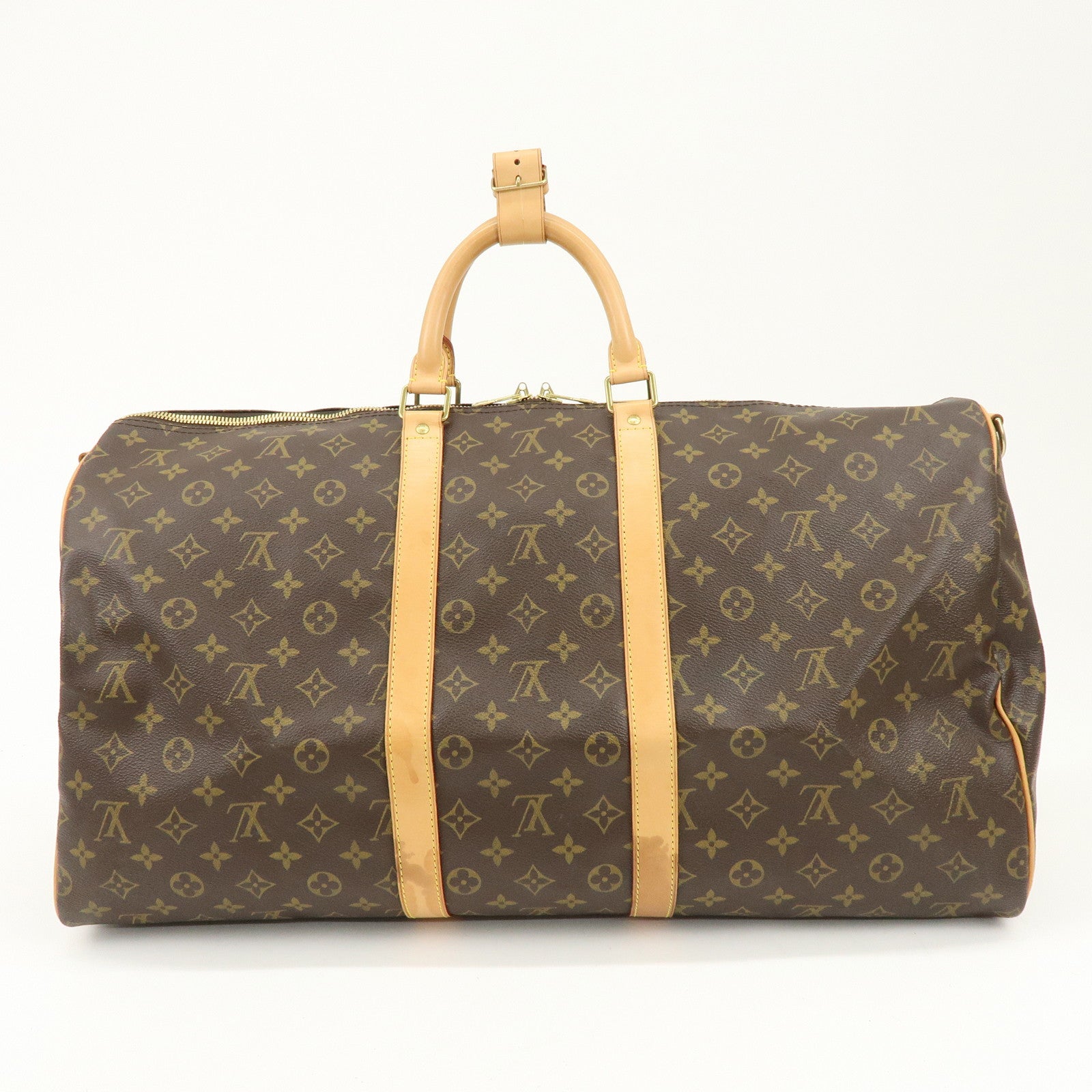 Louis Vuitton Monogram Keep All Bandouliere 55 Boston Bag M41414