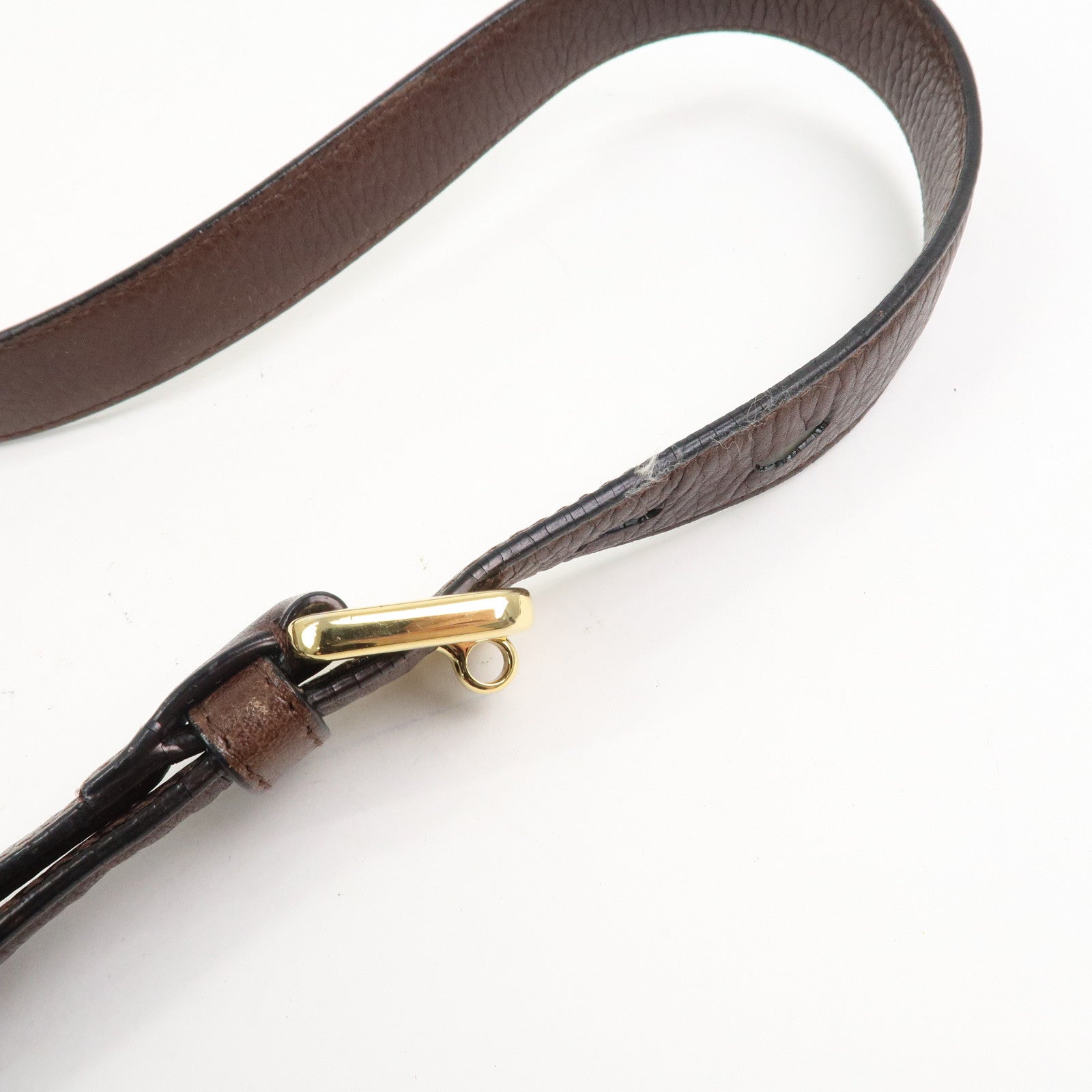 LOEWE Heritage Leather Shoulder Bag Cross Body Bag Brown