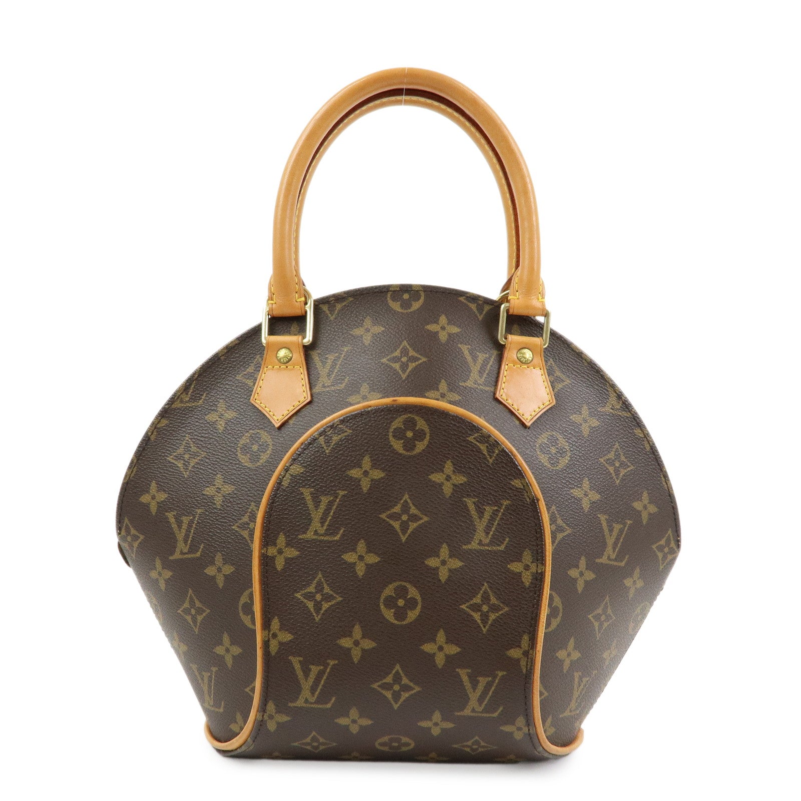 Louis Vuitton Monogram Ellipse PM Hand Bag Brown M51127