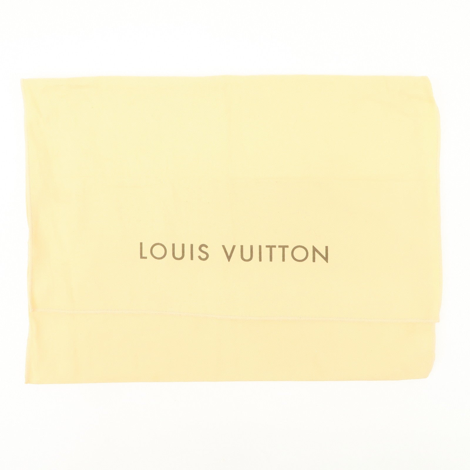 Louis Vuitton Set Of 10 Dust Bag Storage Bag Flap Style Beige