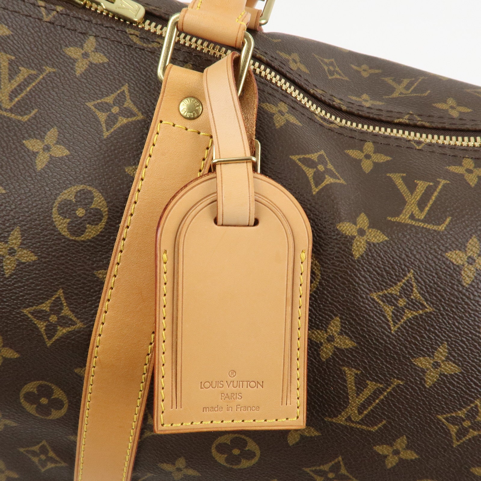 Louis Vuitton Monogram Keep All Bandouliere 55 Boston Bag M41424