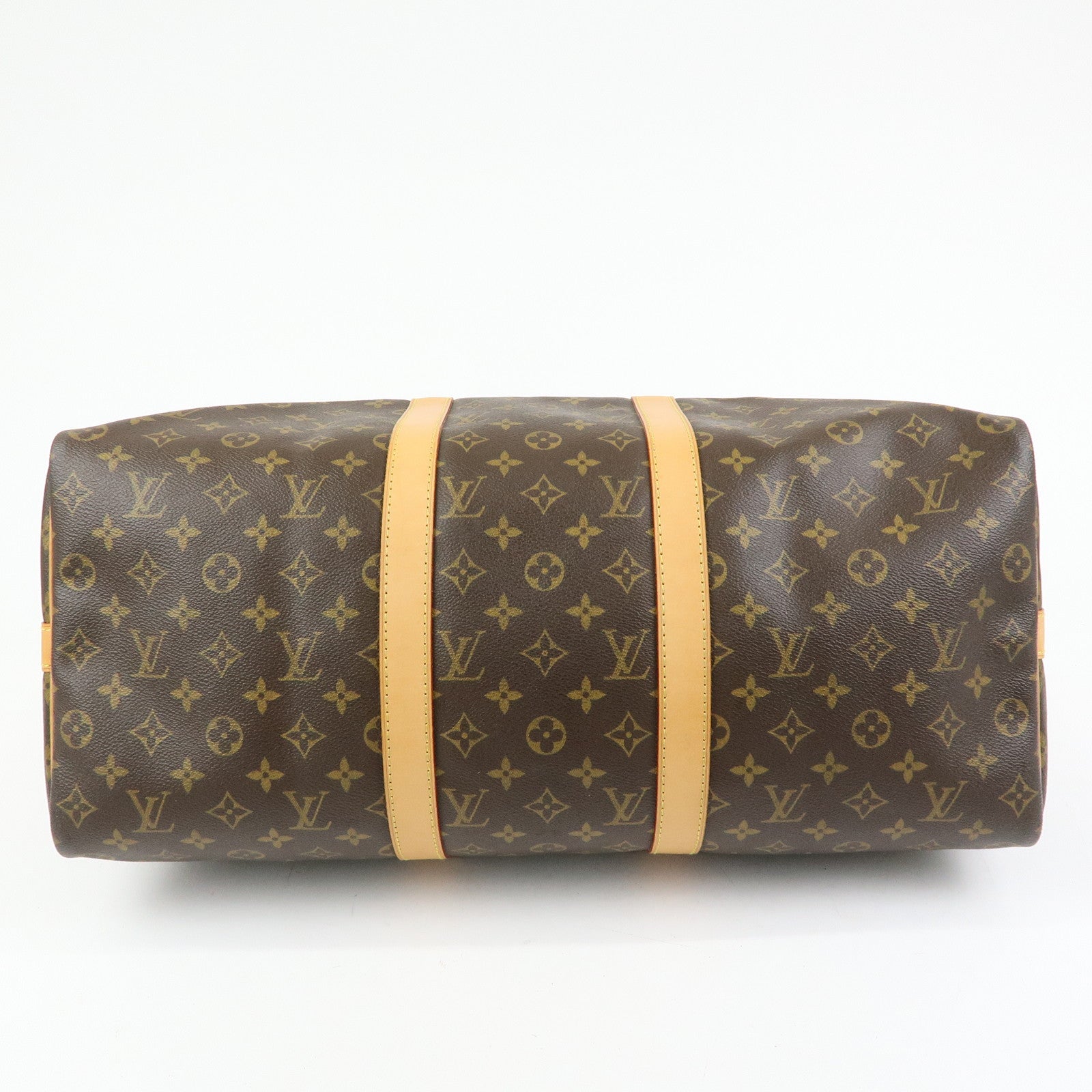 Louis Vuitton Monogram Keep All Bandouliere 50 Boston Bag M41416
