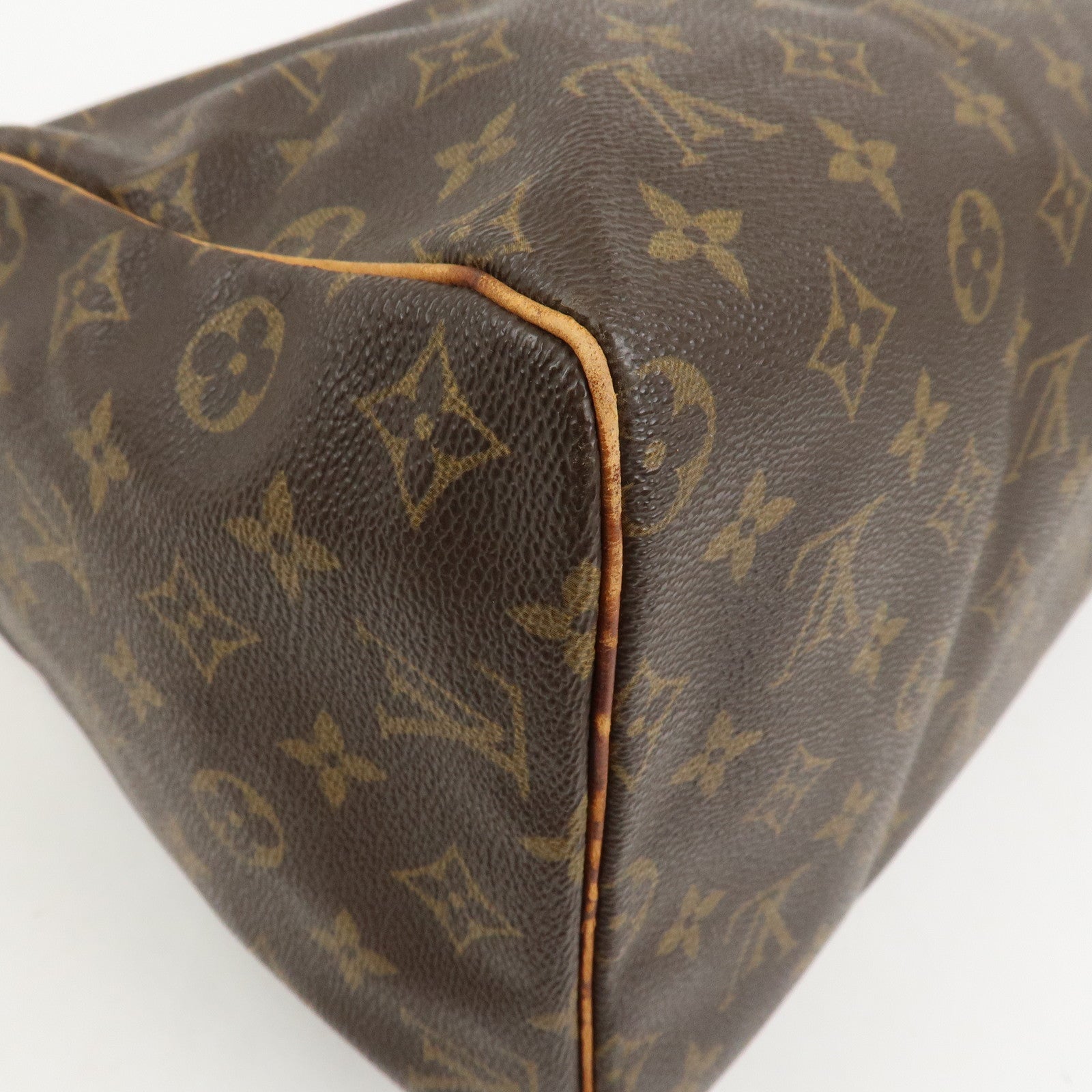 Louis Vuitton Monogram Speedy 40 Hand Bag Boston Bag Brown M41522