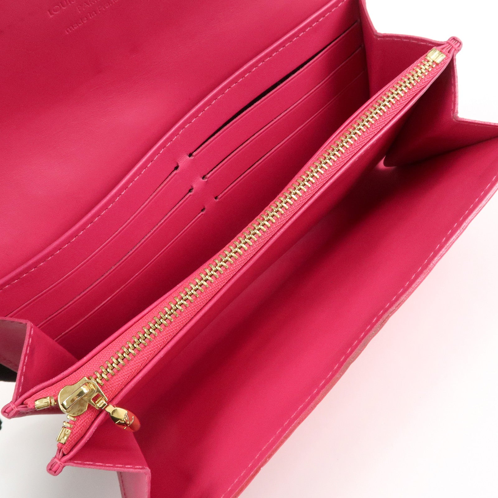 Louis Vuitton Monogram Vernis Portefeuille Sarah Long Wallet M93633 Used