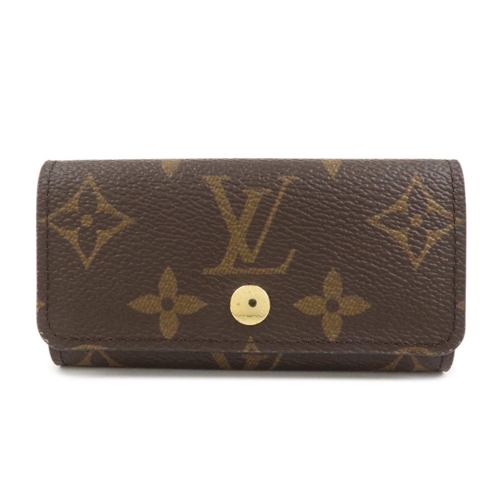 Louis Vuitton Monogram Multicles 4 Key Case Key Holder Brown M69517