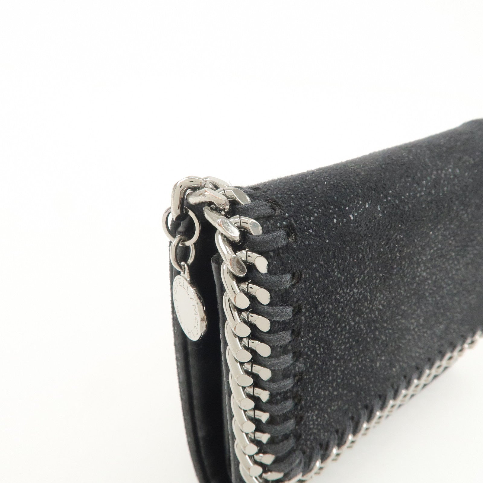 STELLA MCCARTNEY Falabella Imitation Leather Small Flap Wallet