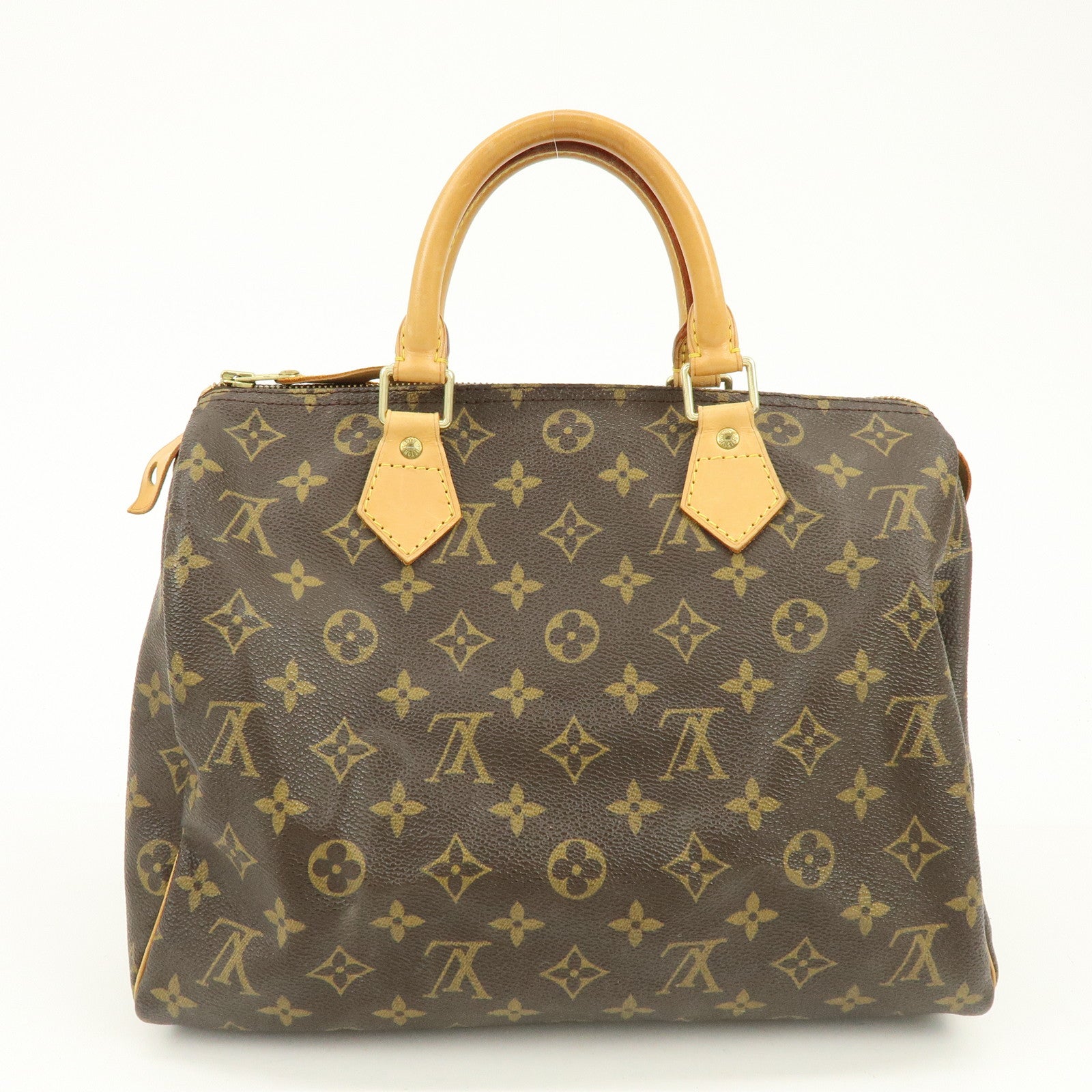 Louis Vuitton Monogram Speedy 30 Boston Bag Hand Bag Brown M41526