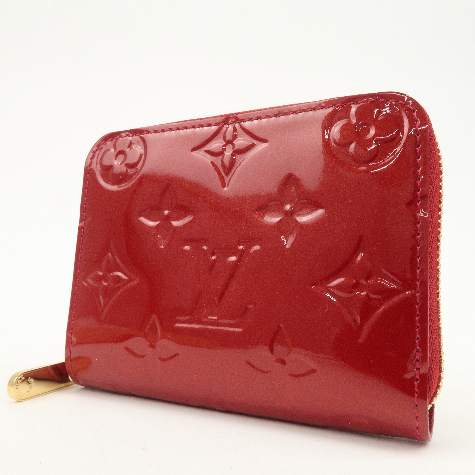 Louis Vuitton Monogram Vernis Zippy Coin Purse Pomme d'Amour M93608